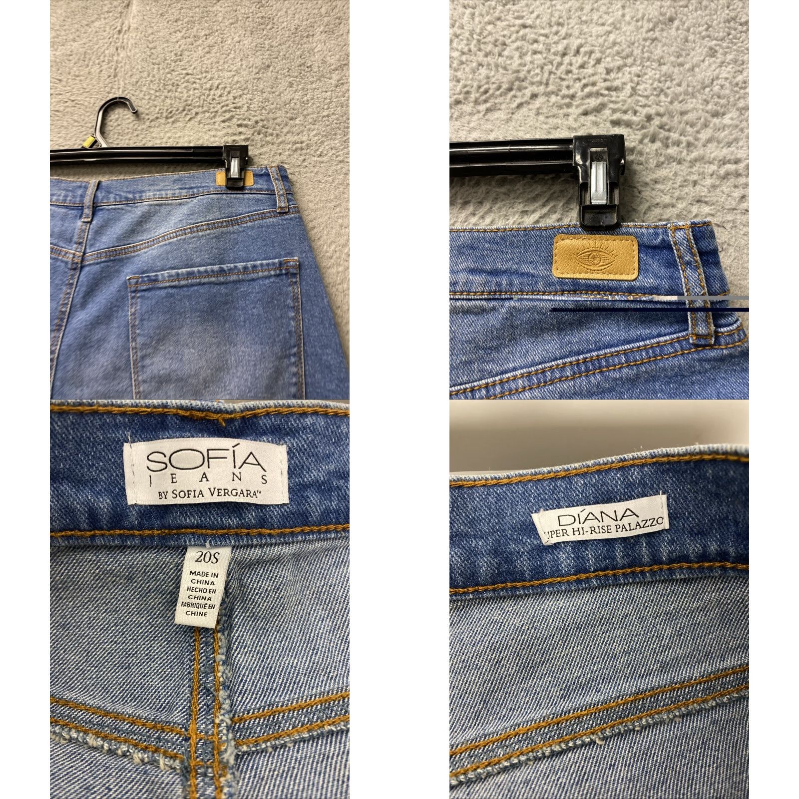 Vintage Sofia Jeans by Sofia Vergara Women’s 20S Blue Bootcut Jeans NWT /0338 Size 42" / US 20 - 8 Thumbnail
