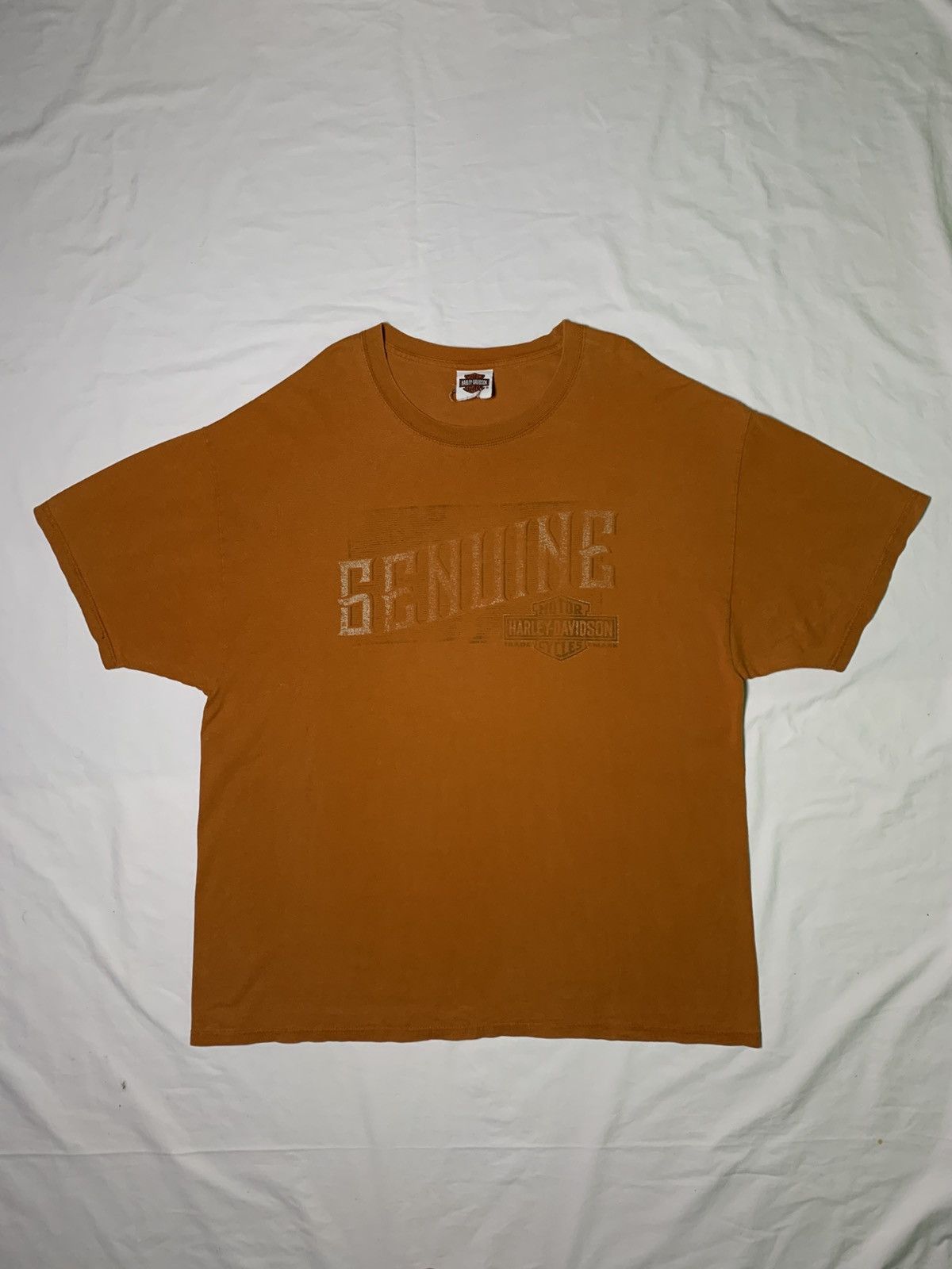 Harley Davidson Harley Davidson vintage orange tshirt Size US XL / EU 56 / 4 - 2 Thumbnail