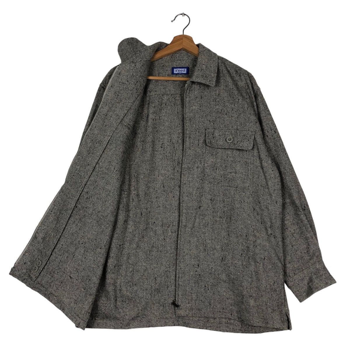 Issey Miyake 🔥Vintage Wool Jacket Biker Reed London Herringbone Size US M / EU 48-50 / 2 - 11 Thumbnail