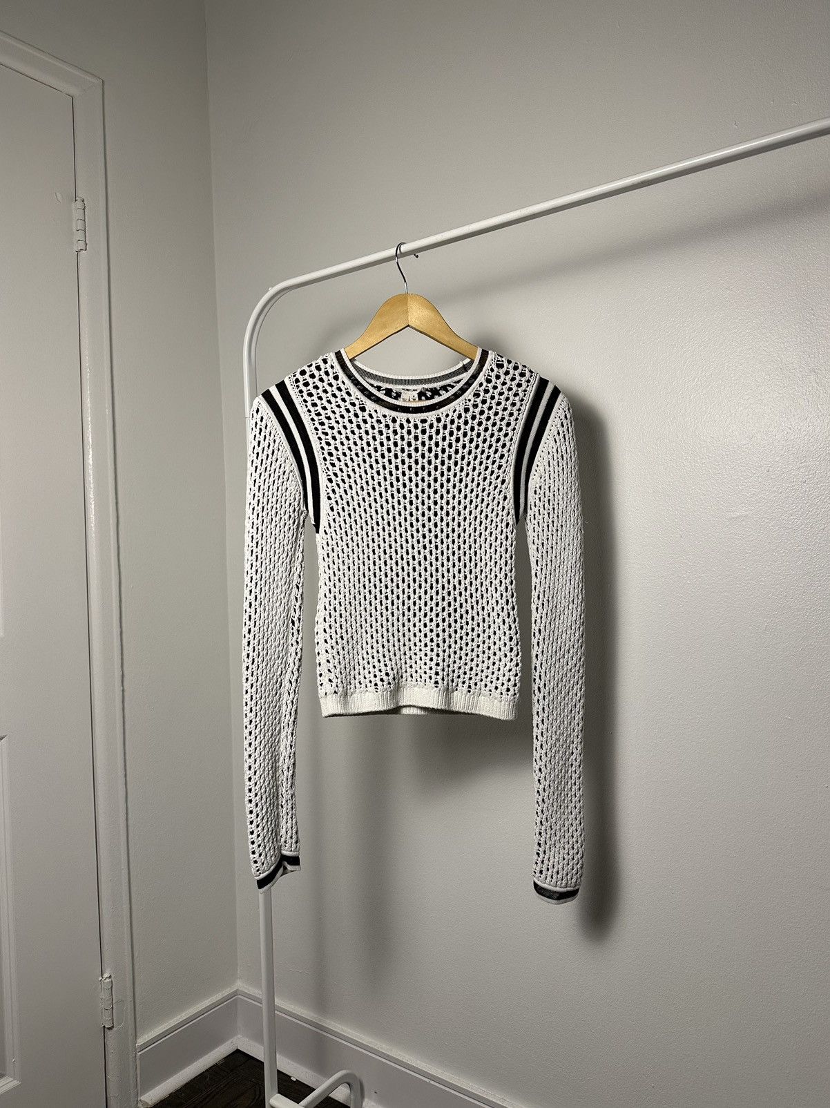 Helmut Lang Helmut Lang Waffle Knit Sweater Size US S / EU 44-46 / 1 - 1 Thumbnail