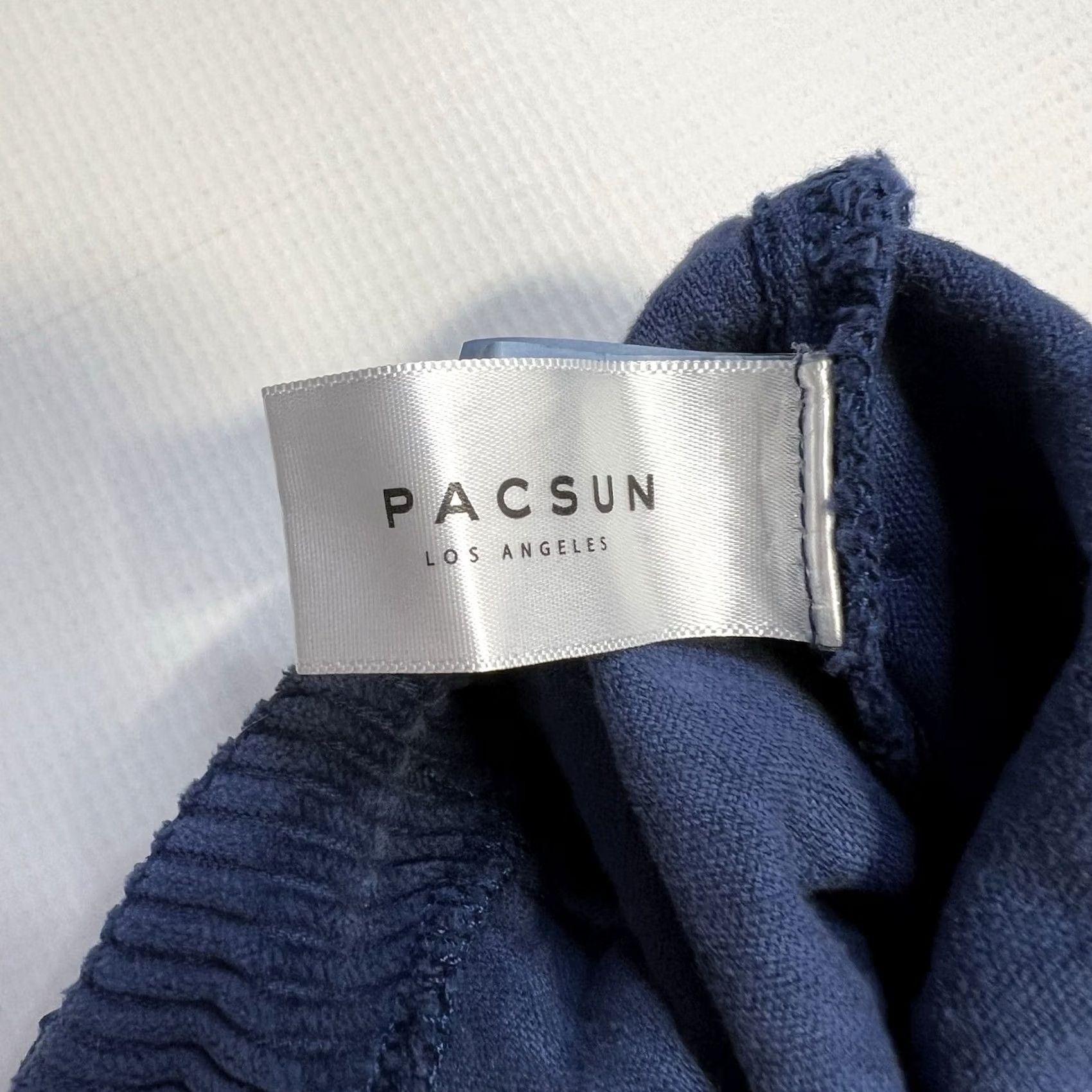 Pacsun Pacsun Corduroy Mini Skirt Women’s 24 Navy Blue Button Front Y2K Streetwear (Juniors) Womens Size 42" / US 20 - 6 Thumbnail