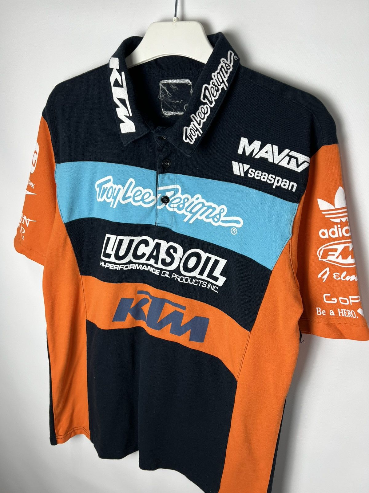 Vintage Vintage racing y2k KTM Troy Lee Designs Factory Team T-shirt Size US M / EU 48-50 / 2 - 2 Thumbnail