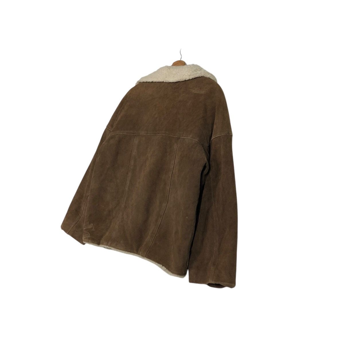 Japanese Brand VINTAGE BIKER LEATHER JACKET SHEARLING UNBRAND ISSEY MIYAKE Size US M / EU 48-50 / 2 - 12 Thumbnail