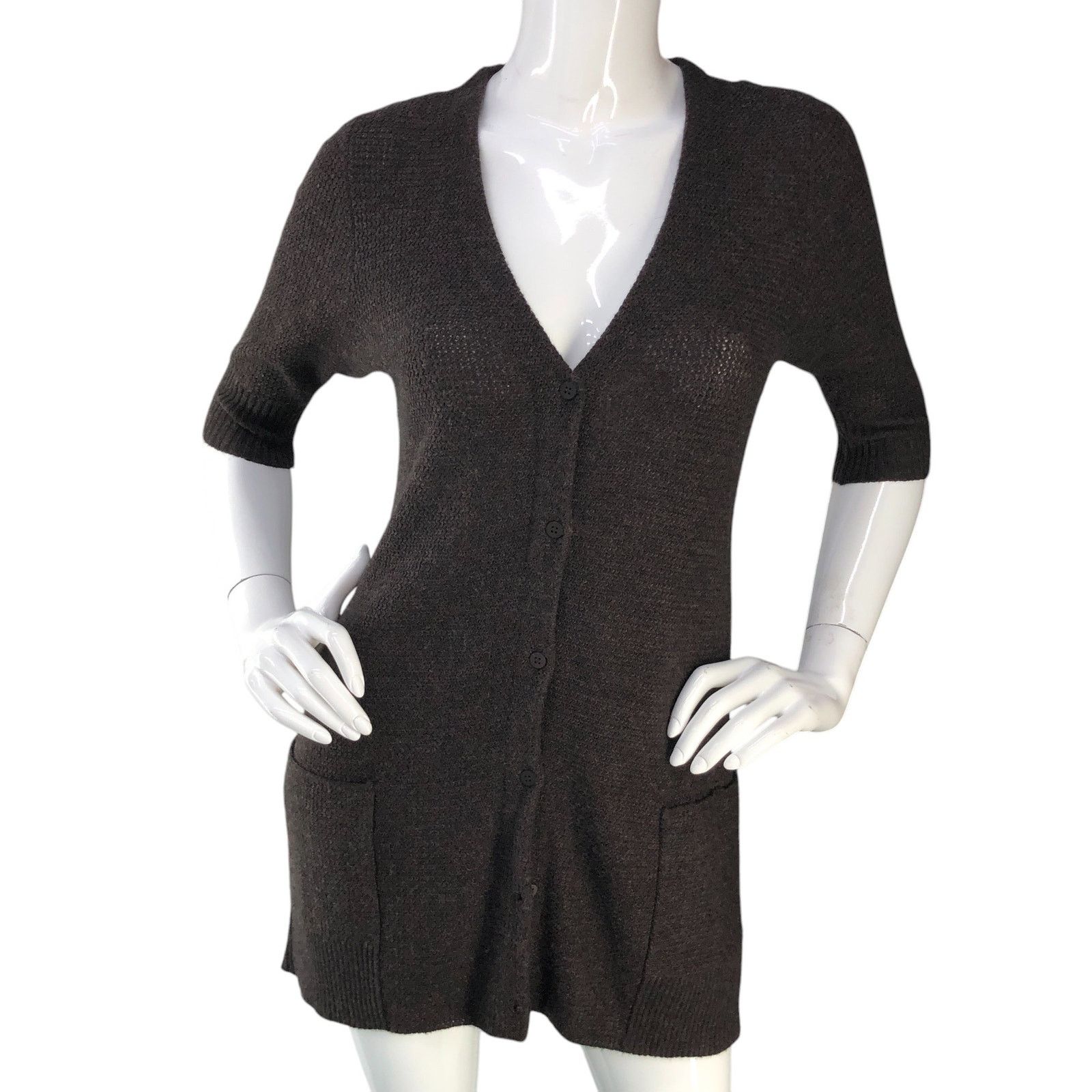 Eileen Fisher Eileen Fisher Petite Size PS Cardigan Wool Angora Cashmere Size S / US 4 / IT 40 - 11 Thumbnail