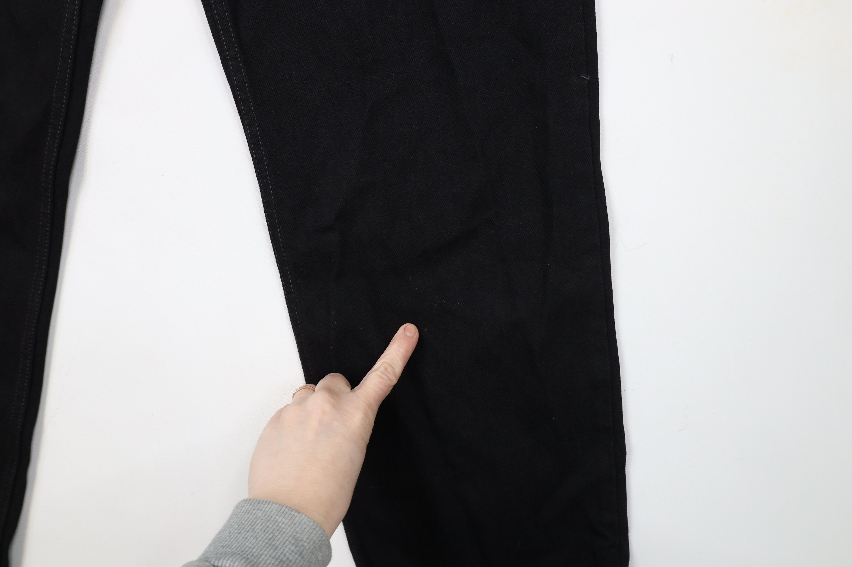 Levi's × Vintage Vintage Y2K Levis 550 Relaxed Fit Denim Jeans Black Cotton Size US 36 / EU 52 - 5 Thumbnail