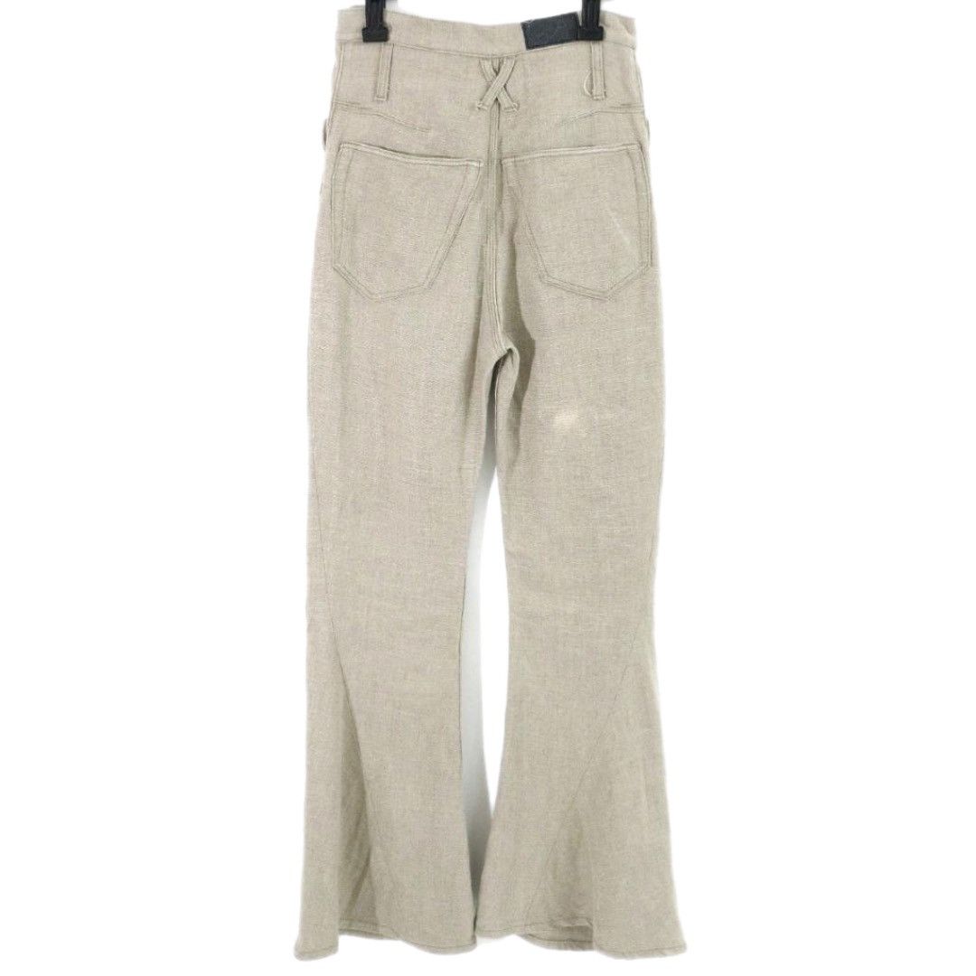KOZABURO KOZABURO SS 2019 Heavy Linen Long 3D Boots Cut Jeans Size US 27 - 2 Thumbnail