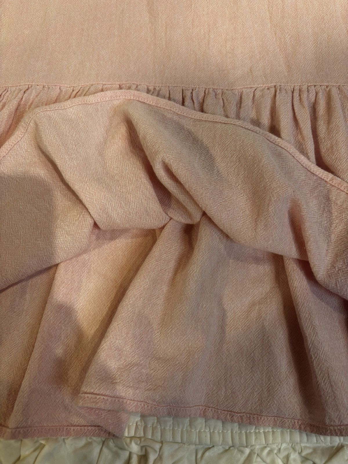 Other Pink sleeveless ruffle hem Dress.wd955 Size XS / US 0-2 / IT 36-38 - 6 Thumbnail