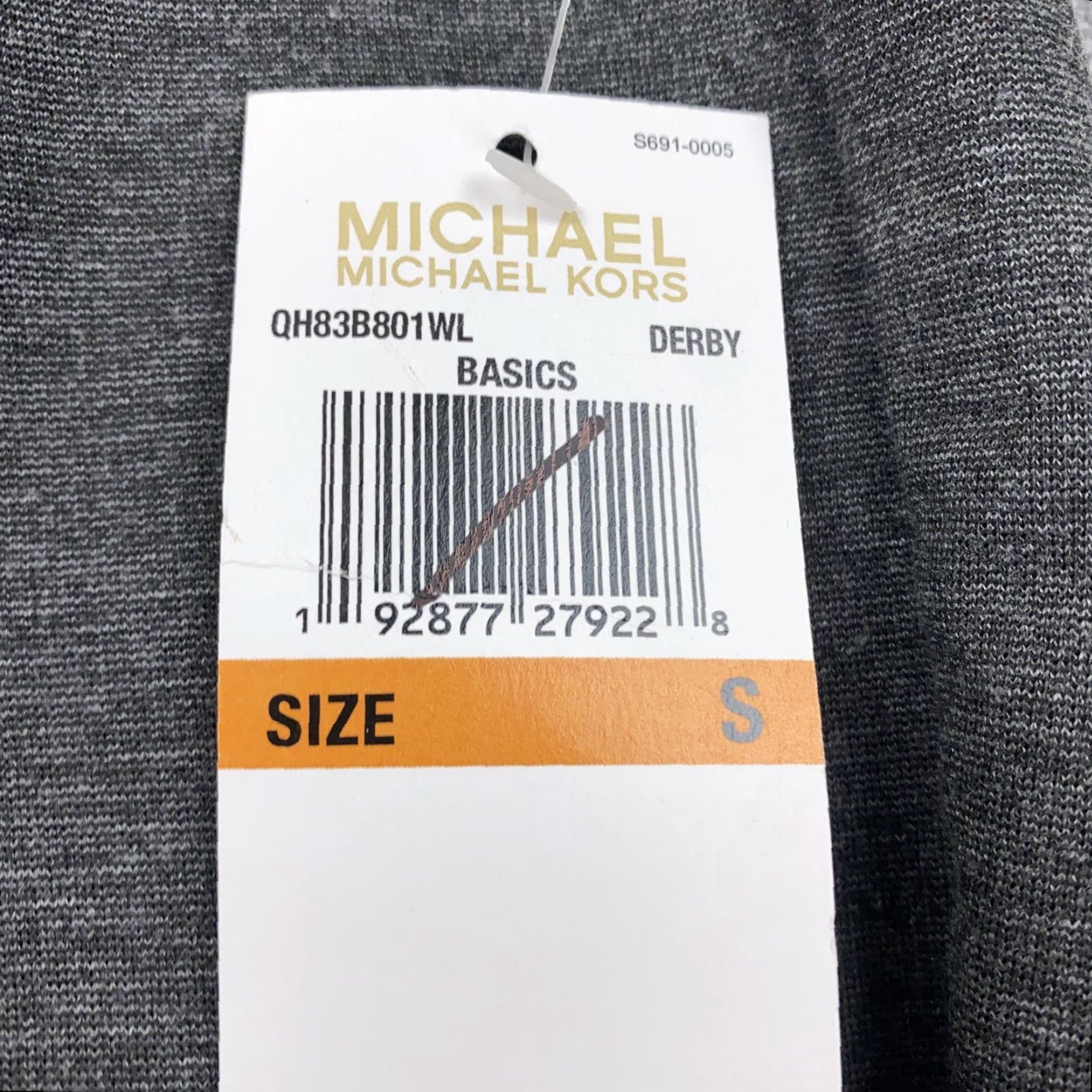 Michael Kors Michael Kors Pants Womens Small Gray Ponte Pull On Slim Leg QH83B801WL Size 28" / US 6 / IT 42 - 4 Thumbnail