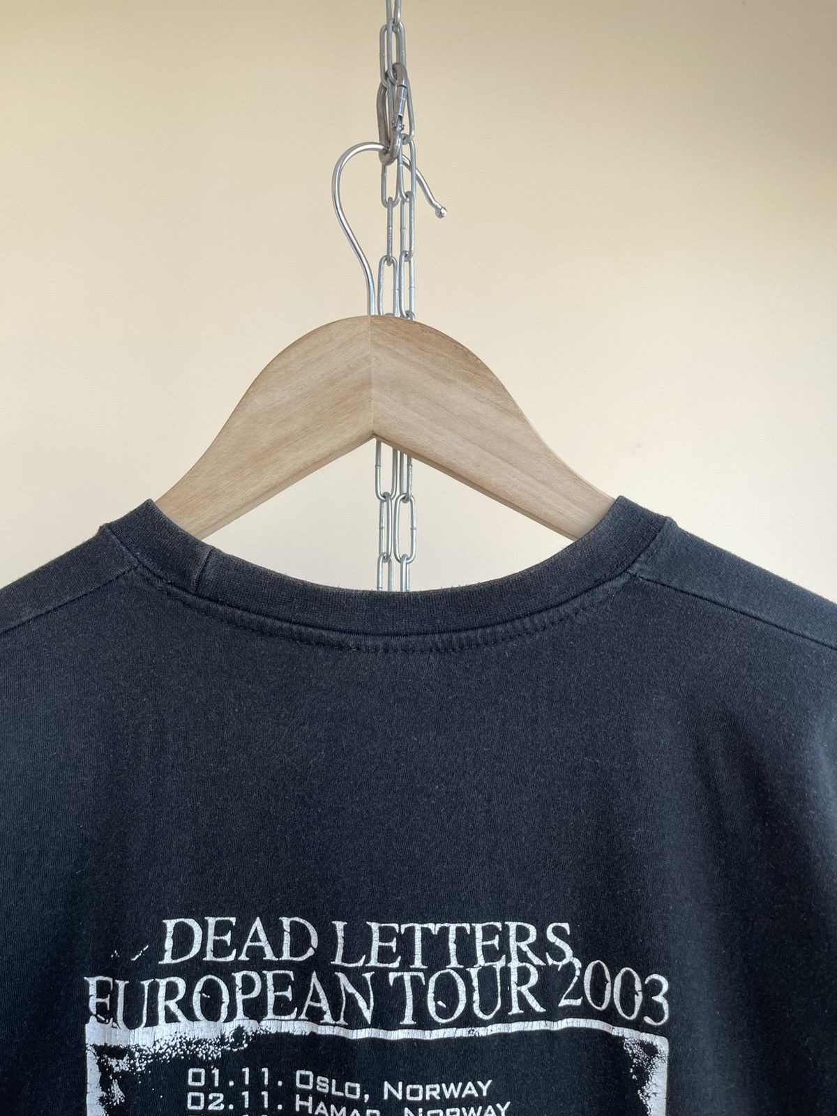 Band Tees The Rasmus Dead Letters European Tour 2003 T-Shirt Emo 2000s Size US M / EU 48-50 / 2 - 14 Thumbnail