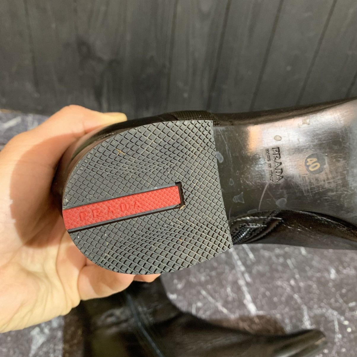 Prada Prada Leather Boots Size 40 Size US 10 / IT 40 - 11 Thumbnail
