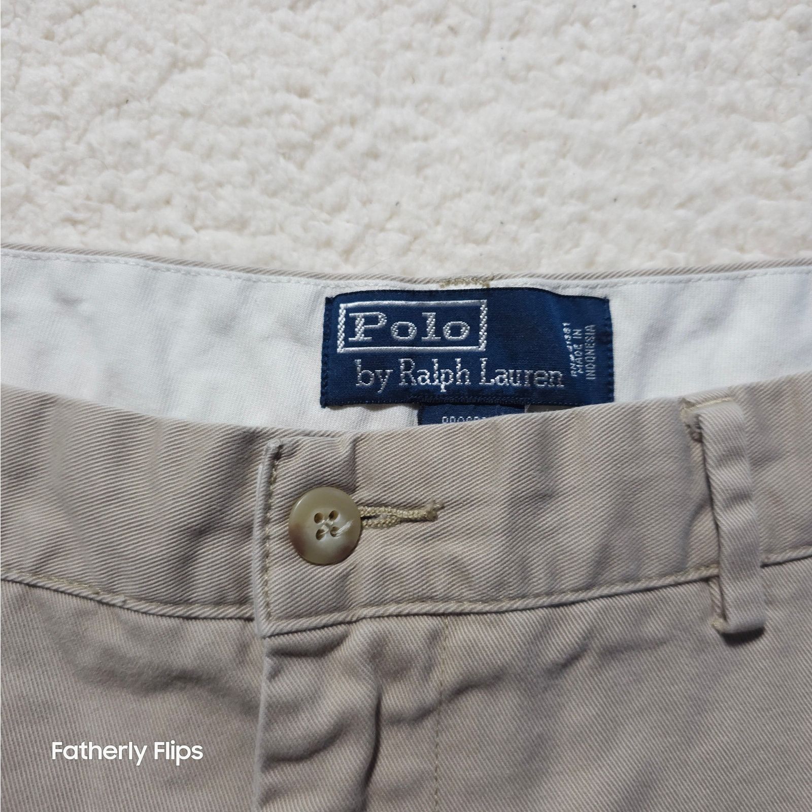 Polo Ralph Lauren Polo Ralph Lauren Prospect Shorts Mens 42 Khaki Chino Cotton Size US 42 / EU 58 - 2 Thumbnail