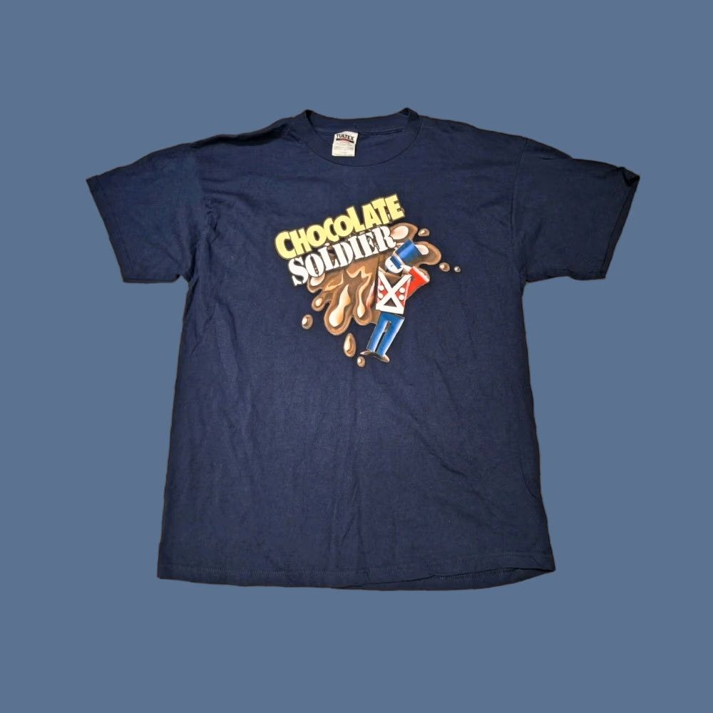 Etro VINTAGE 90s Choclate Soilder Halloween Candy Christmas Nutcracker Shirt XL Navy Blue Mens T-Shirt Short Sleeve Classic Soldier Size US XL / EU 56 / 4 - 1 Thumbnail