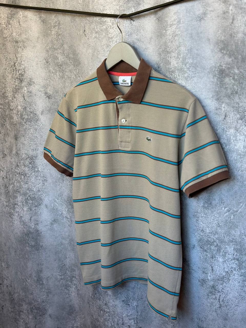 Lacoste Lacoste Basi Sa Striped Polo Shirt Short Sleeve Casual Size US L / EU 52-54 / 3 - 1 Thumbnail