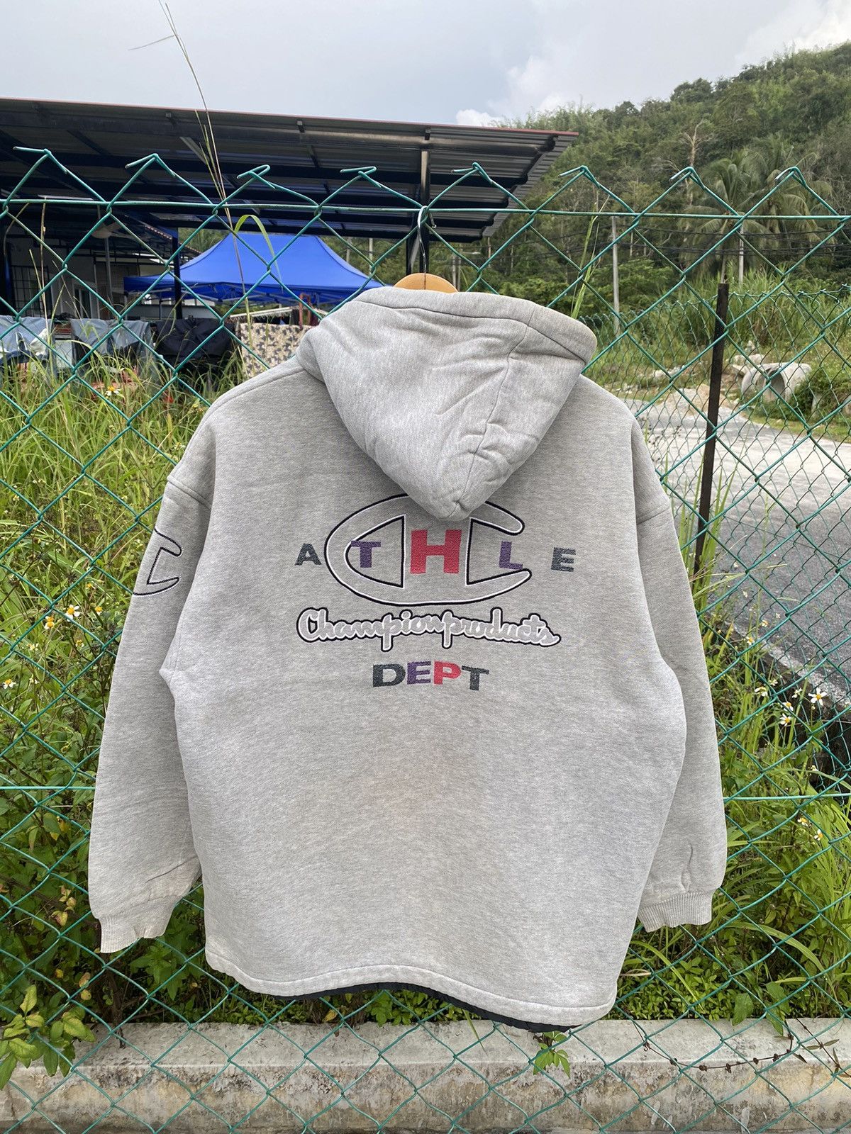 Champion Distressed Vintage Champion product DEPT baggy hoodies Size US L / EU 52-54 / 3 - 1 Thumbnail