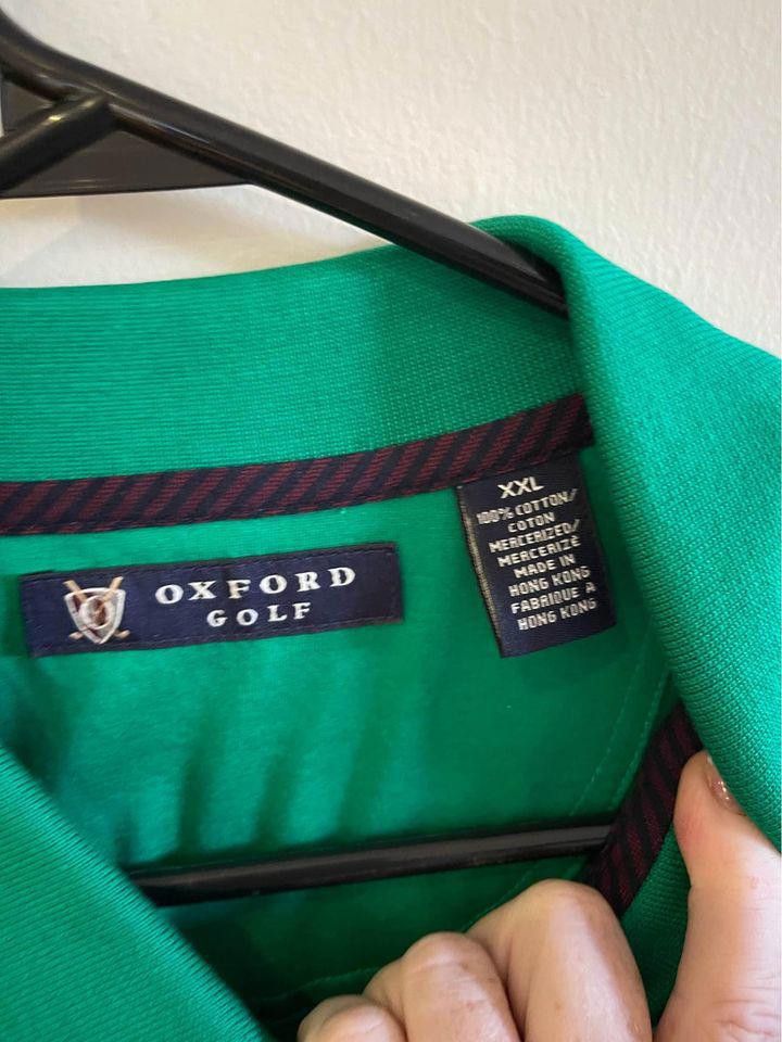 Designer Oxford Golf Top-Green Size XL Size US XXL / EU 58 / 5 - 5 Thumbnail
