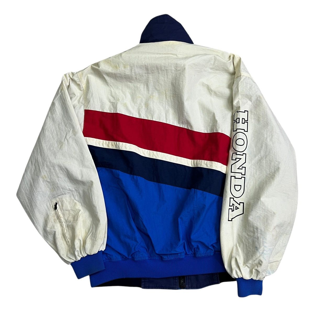Honda 🔥 VINTAGE 80s HONDA RACING TEAM BOMBER JACKET Size US L / EU 52-54 / 3 - 2 Thumbnail