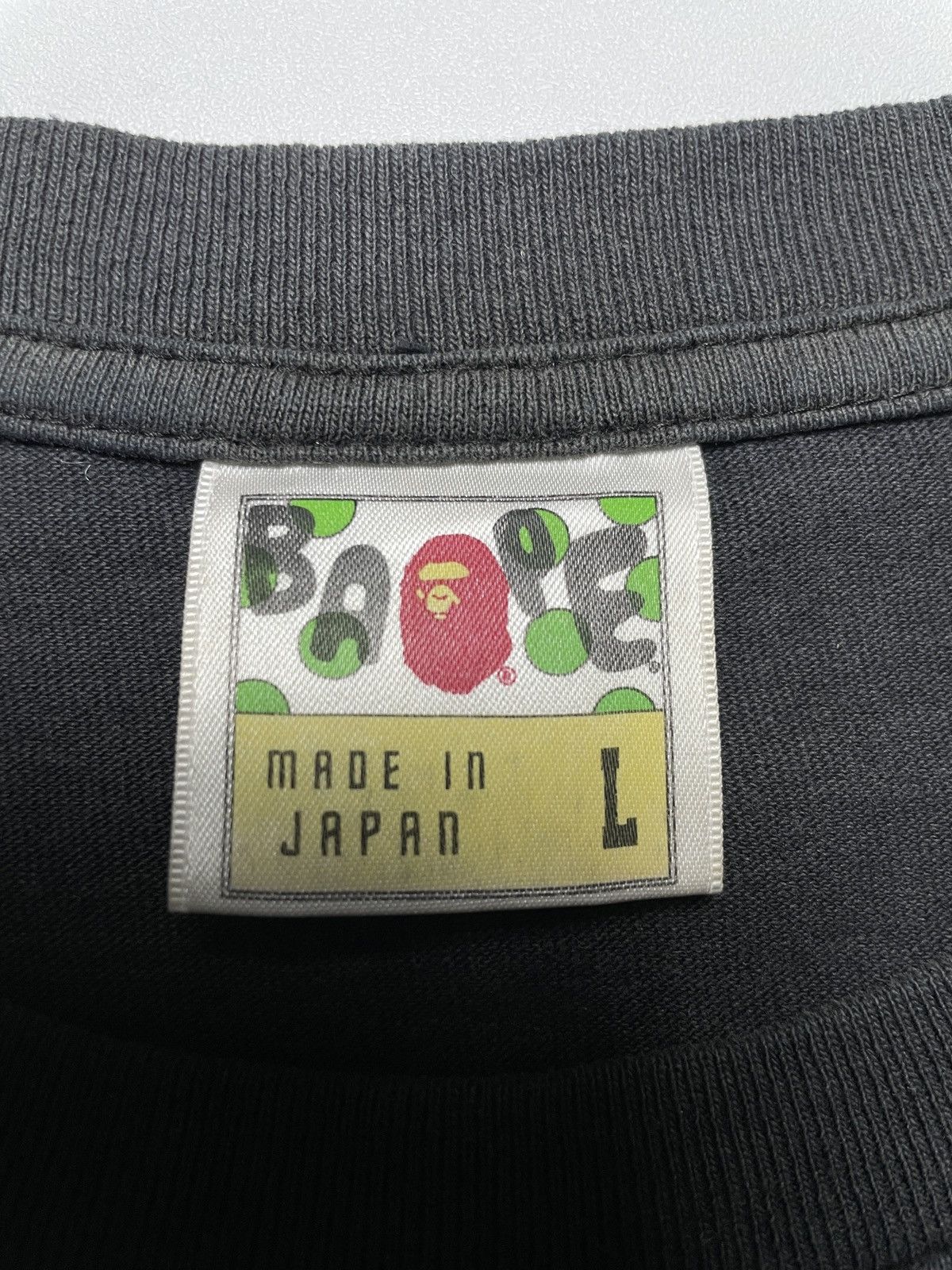 Bape Bape Drip Logo Faded Tshirt Size US L / EU 52-54 / 3 - 5 Thumbnail