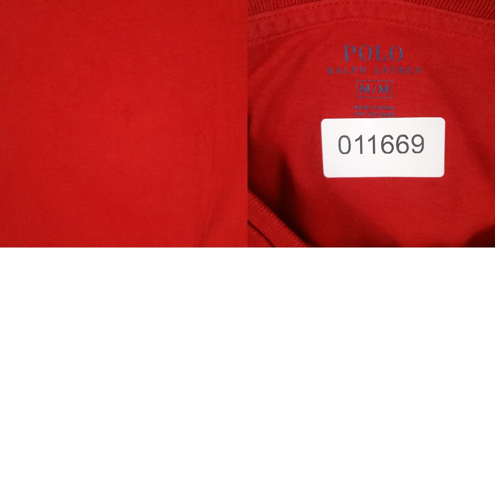 Polo Ralph Lauren Polo Ralph Lauren Shirt Mens M Red Blue Pony Casual Short Sleeve T-Shirt *STAINED Size US M / EU 48-50 / 2 - 8 Thumbnail