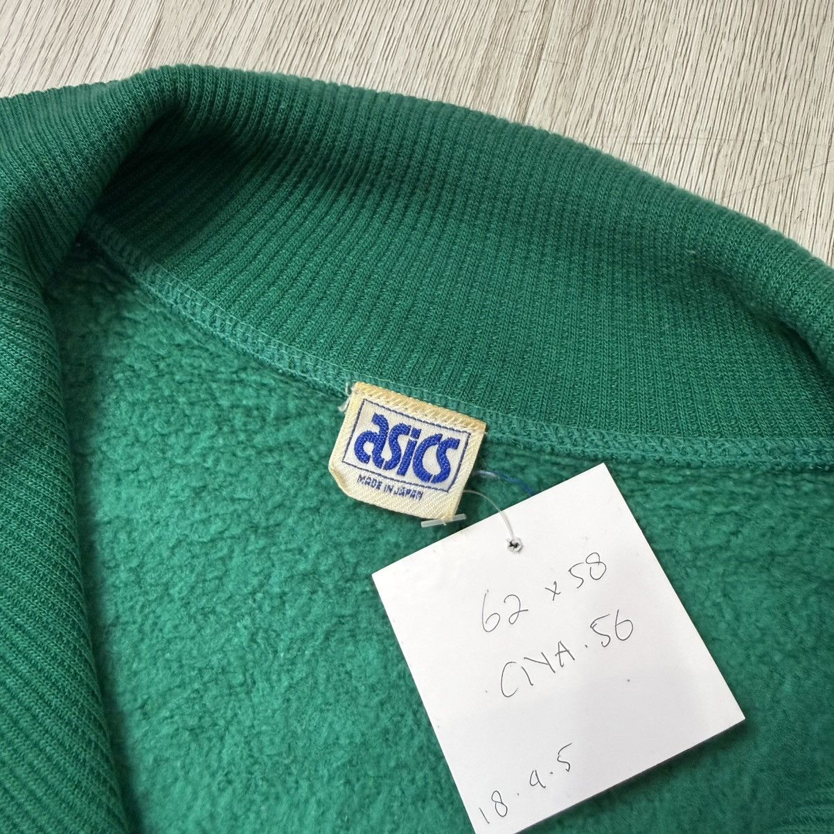 Asics Vintage ASICS halfzip green sweat Size US L / EU 52-54 / 3 - 4 Thumbnail