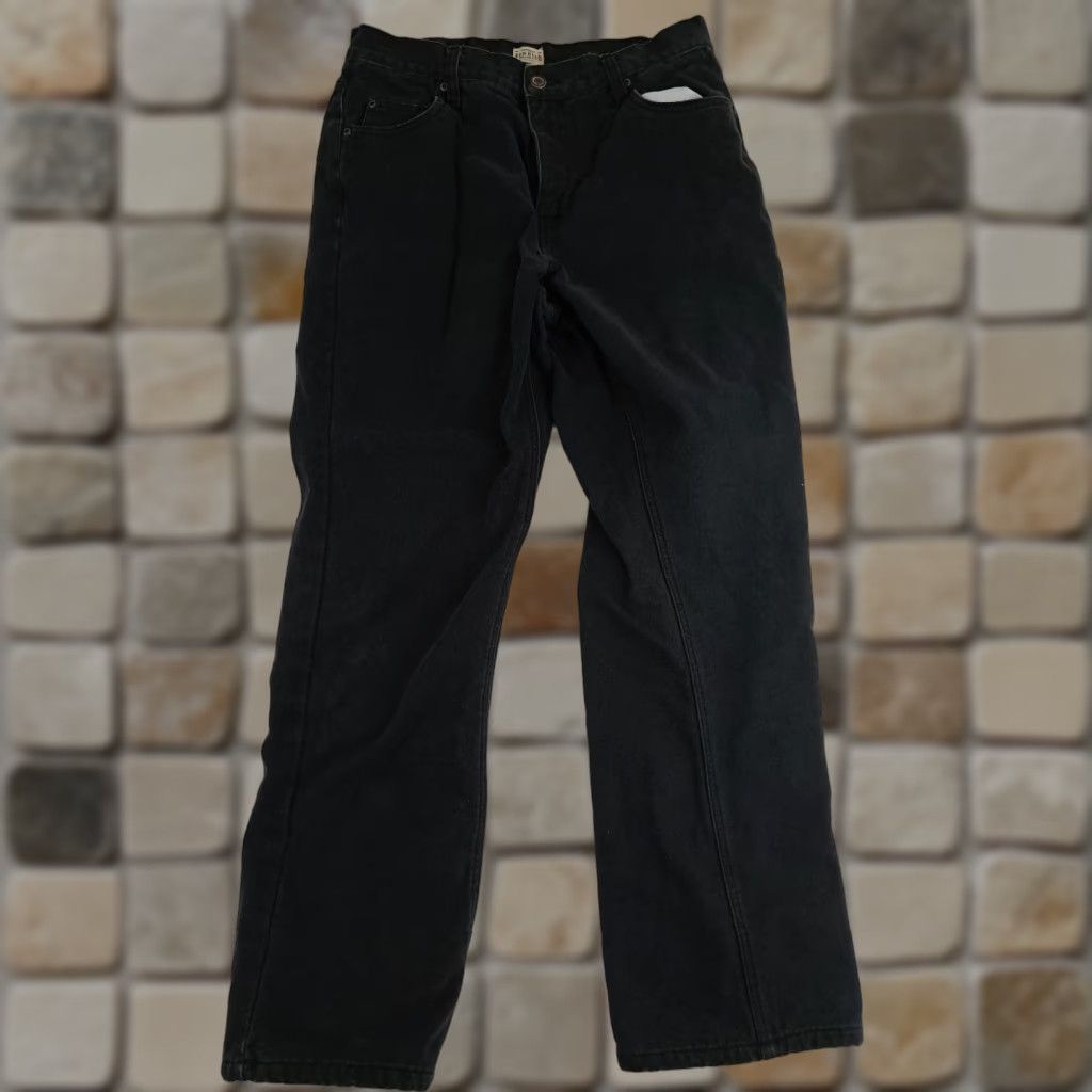 Vintage VINTAGE Red Head Pants Work Insulated Black 34-34 Cotton Canvas Cargo Pocket 31 Inseam Straight Mens Regular Winter Fall Size US 34 / EU 50 - 1 Thumbnail