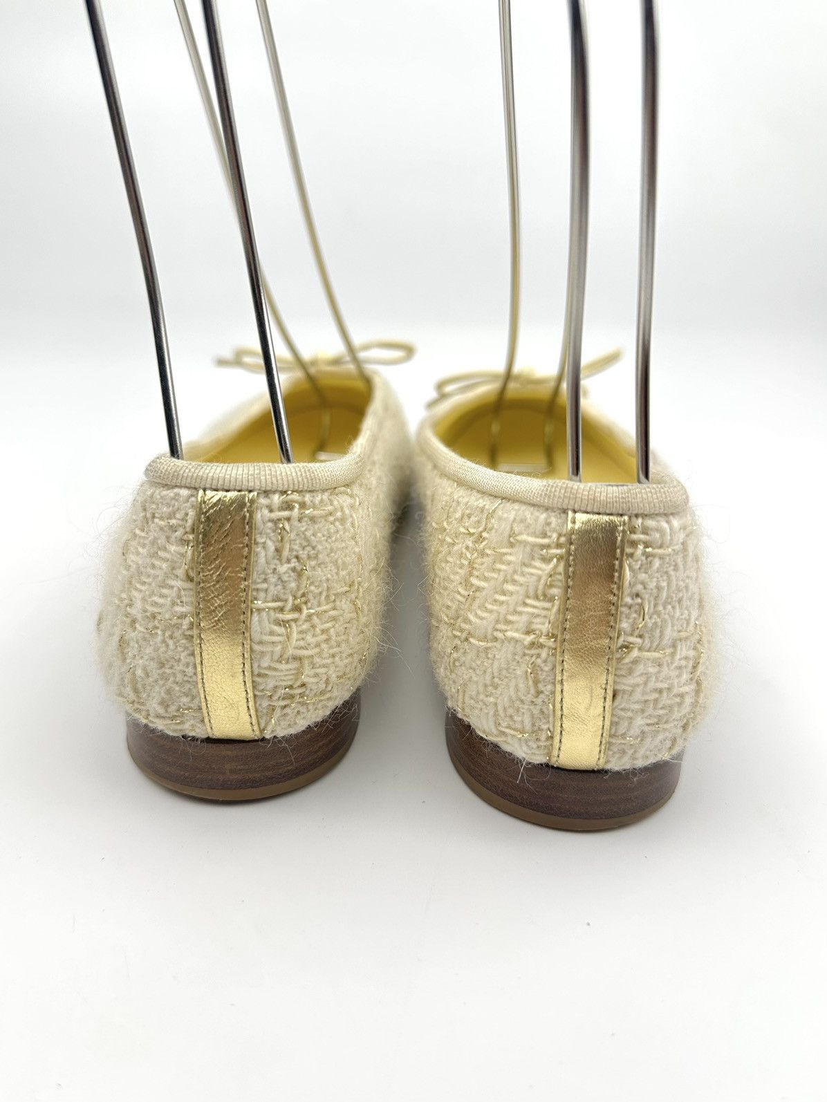 Chanel CHANEL Tweed Ballet Flats Size US 5 / IT 35 - 5 Thumbnail