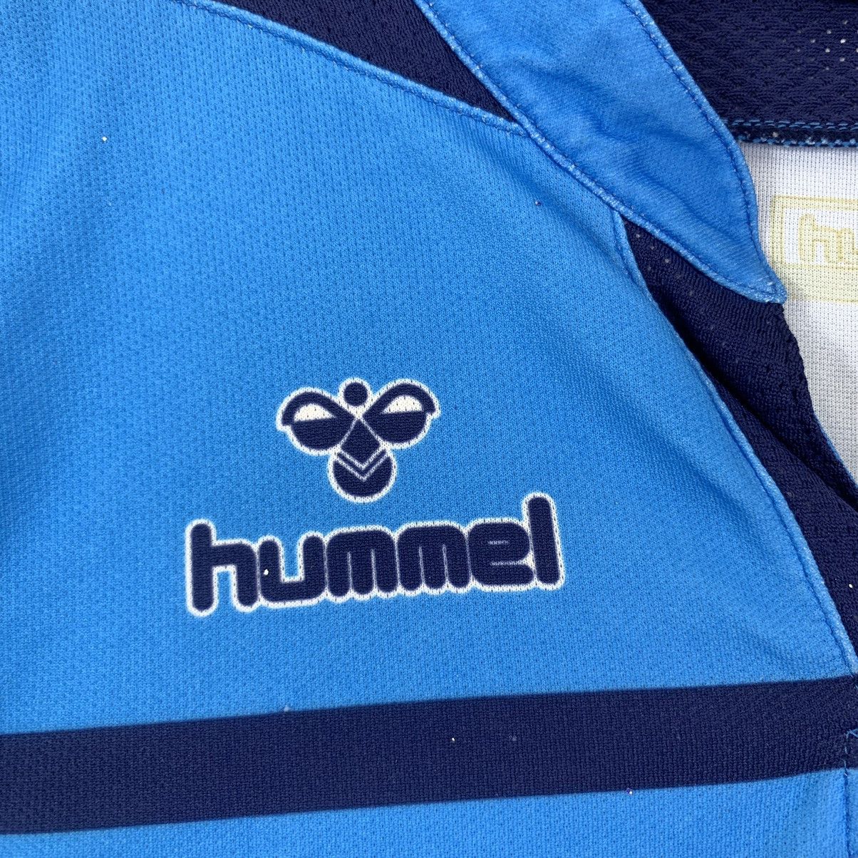Hummel Vintage YOKOHAMA FC HUMMER Football Jersey Tee Shirt Size US XL / EU 56 / 4 - 4 Thumbnail