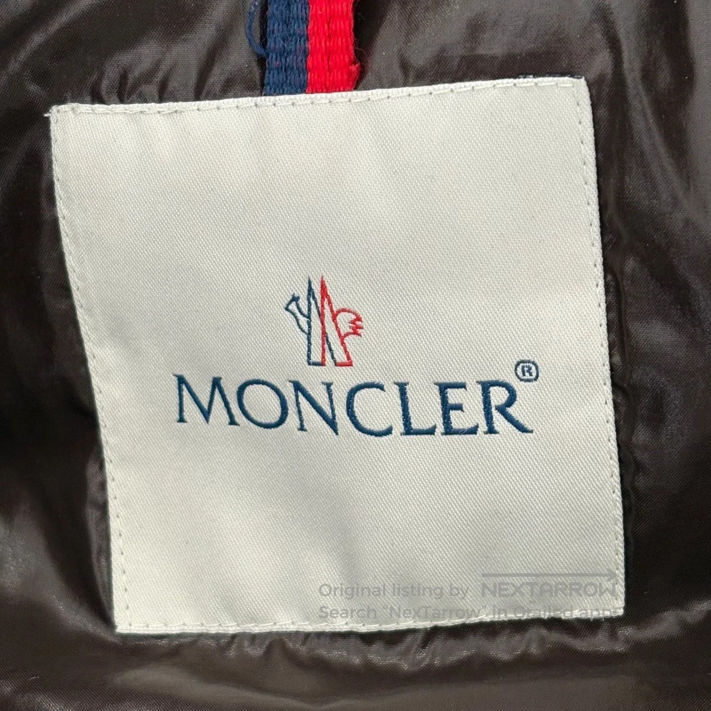 Moncler Moncler Size3 MAYA dark blue hooded down jacket Size L / US 10 / IT 46 - 3 Thumbnail
