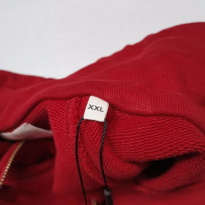 AMI AMIPARIS Red Heart Logo Half-Zip Hoodie -2507 Size US XXL / EU 58 / 5 - 7 Thumbnail