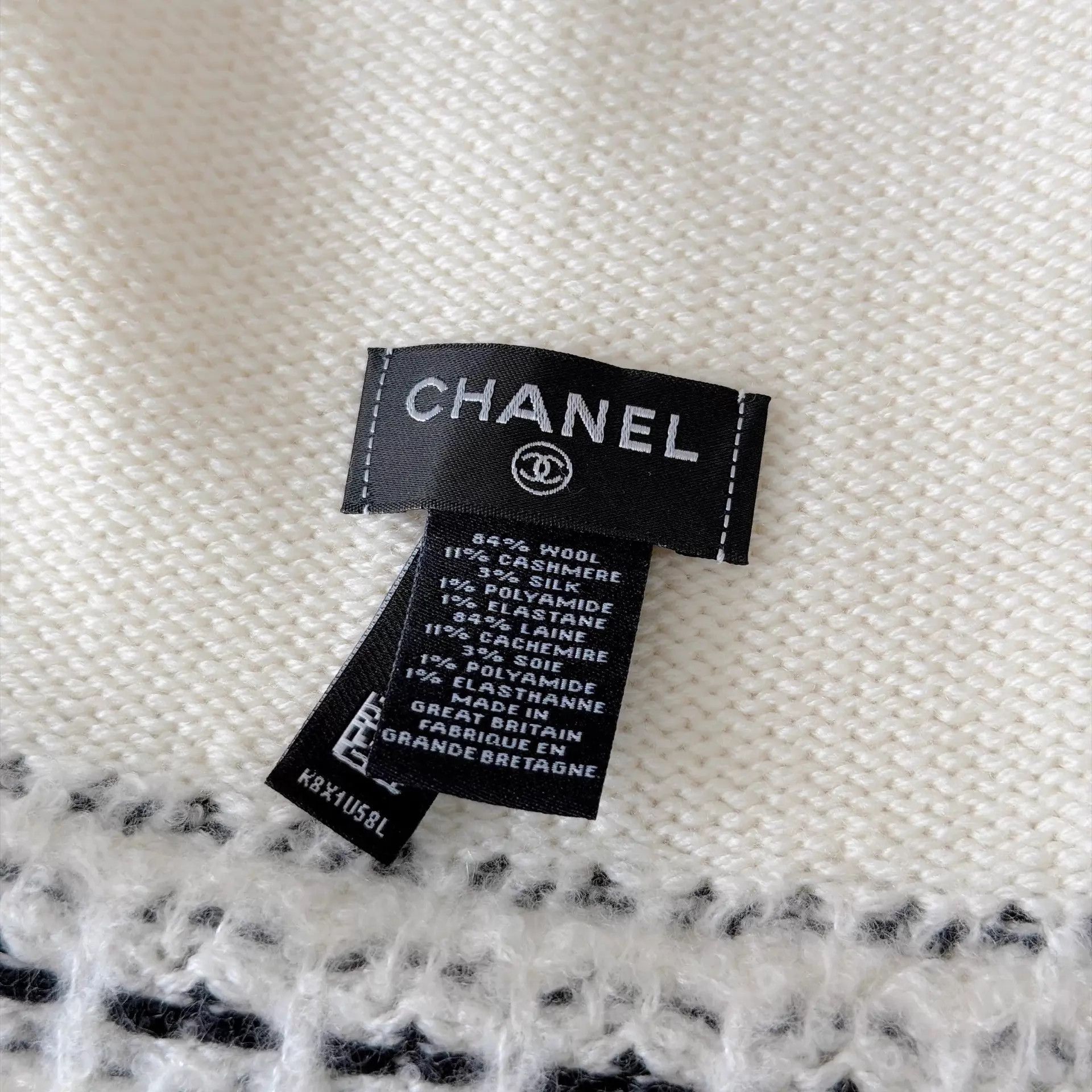 Chanel Chanel 24B White Wool Knit Beanie Pre-owned Size ONE SIZE - 6 Thumbnail