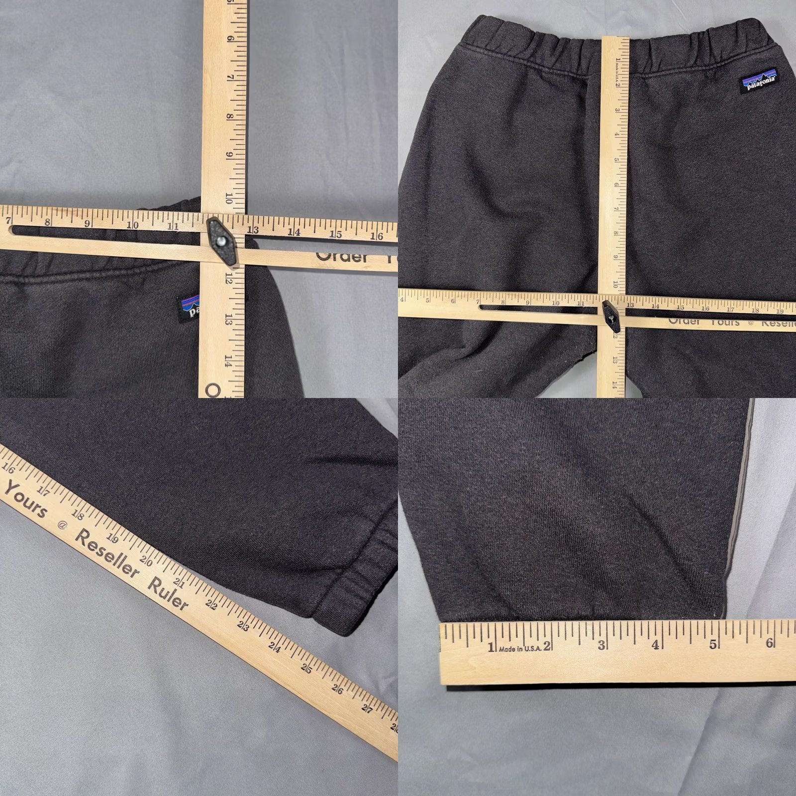 Patagonia Patagonia Uprisal Sweatpants Mens XS Gray Fleece Side Stripe Drawstring Joggers Size US 27 - 8 Thumbnail