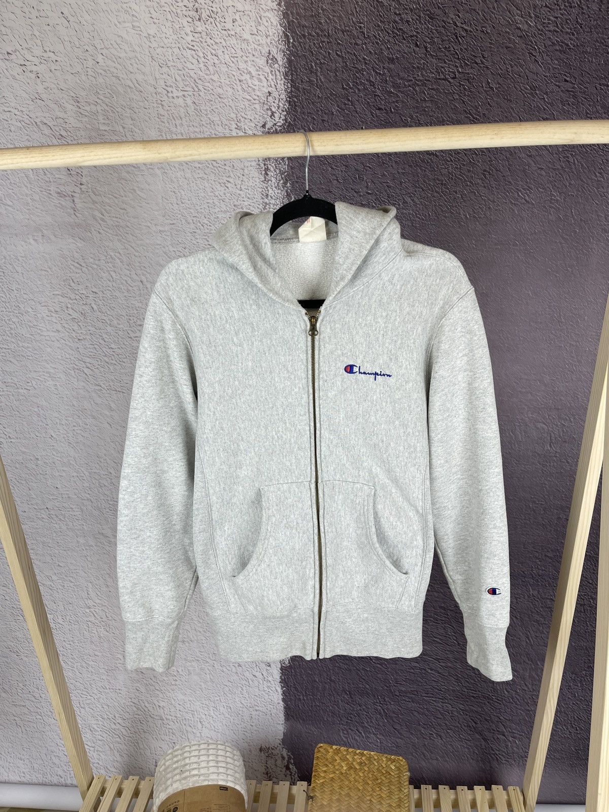 Champion Champion vintage vetements style hoodie embroidery logo Size US M / EU 48-50 / 2 - 1 Thumbnail