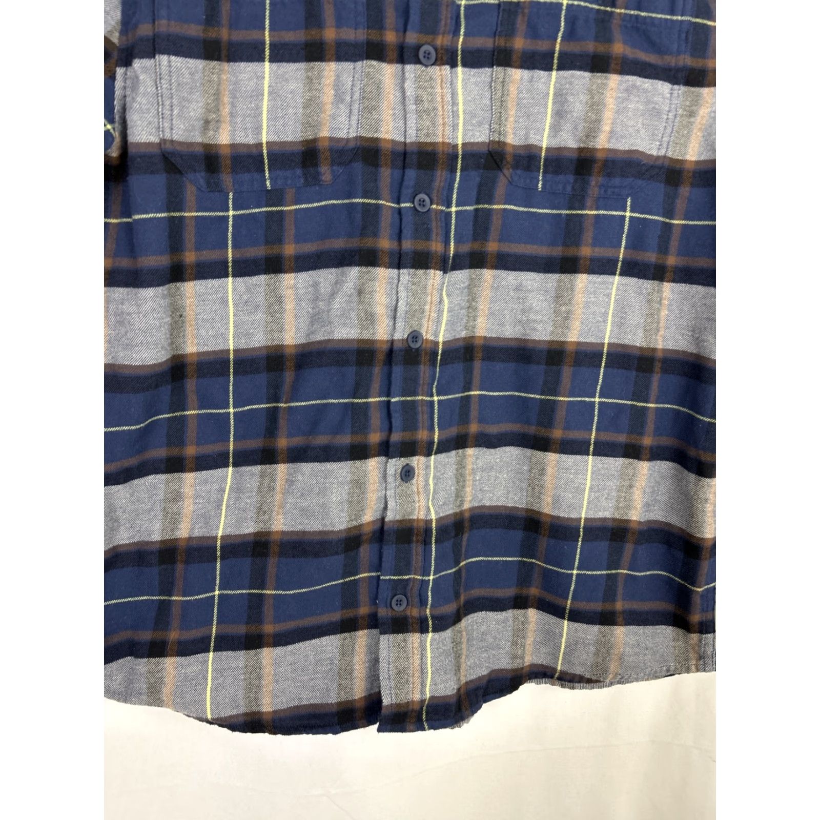 Vintage Alpine Design Button-Up Shirt Mens L Plaid Lightweight Flannel Cotton Blend Blue Gray Size US L / EU 52-54 / 3 - 4 Thumbnail