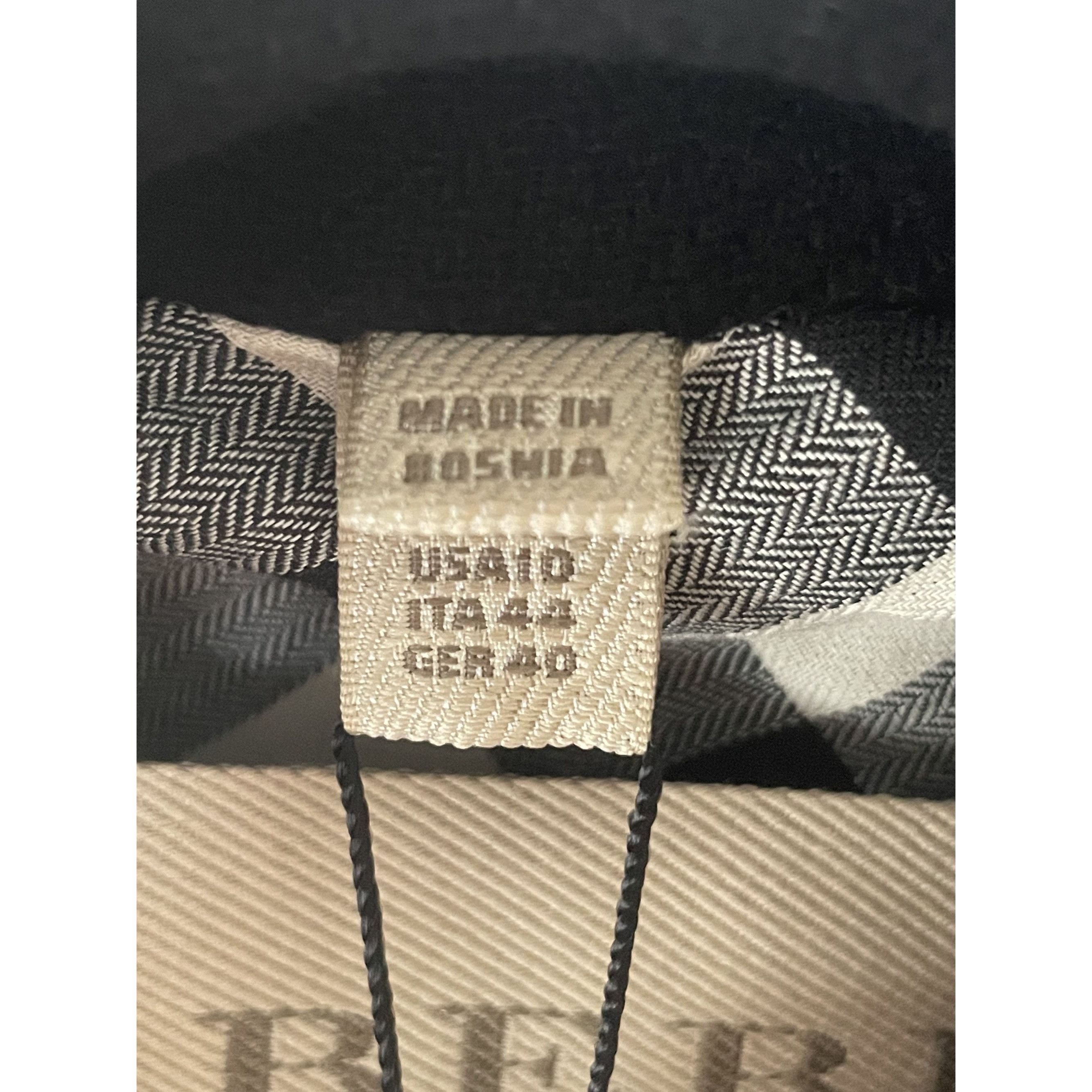 Burberry Burberry Black Wool Blend Double-Breasted Belted Coat Size L / US 10 / IT 46 - 14 Thumbnail