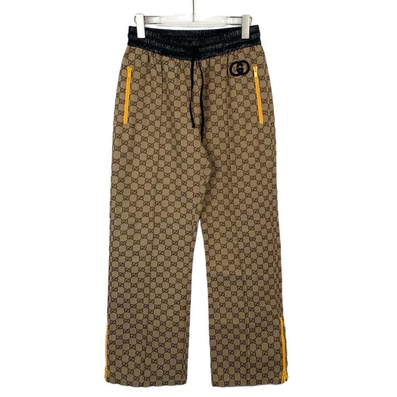 Gucci Gucci Size M Brown logo old flower full print cotton draws Size US 32 / EU 48 - 1 Thumbnail