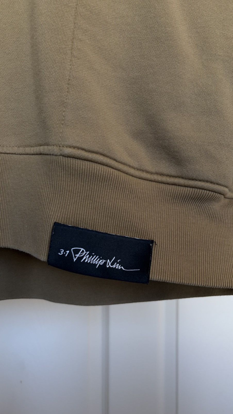 3.1 Phillip Lim 3.1 Phillip Lim Sand Beige Hoodie Minimal Logo Relaxed Fit Size US L / EU 52-54 / 3 - 4 Thumbnail