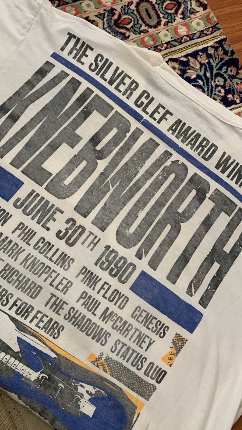 Band Tees Vintage 1990 Knebworth Size US XL / EU 56 / 4 - 2 Thumbnail