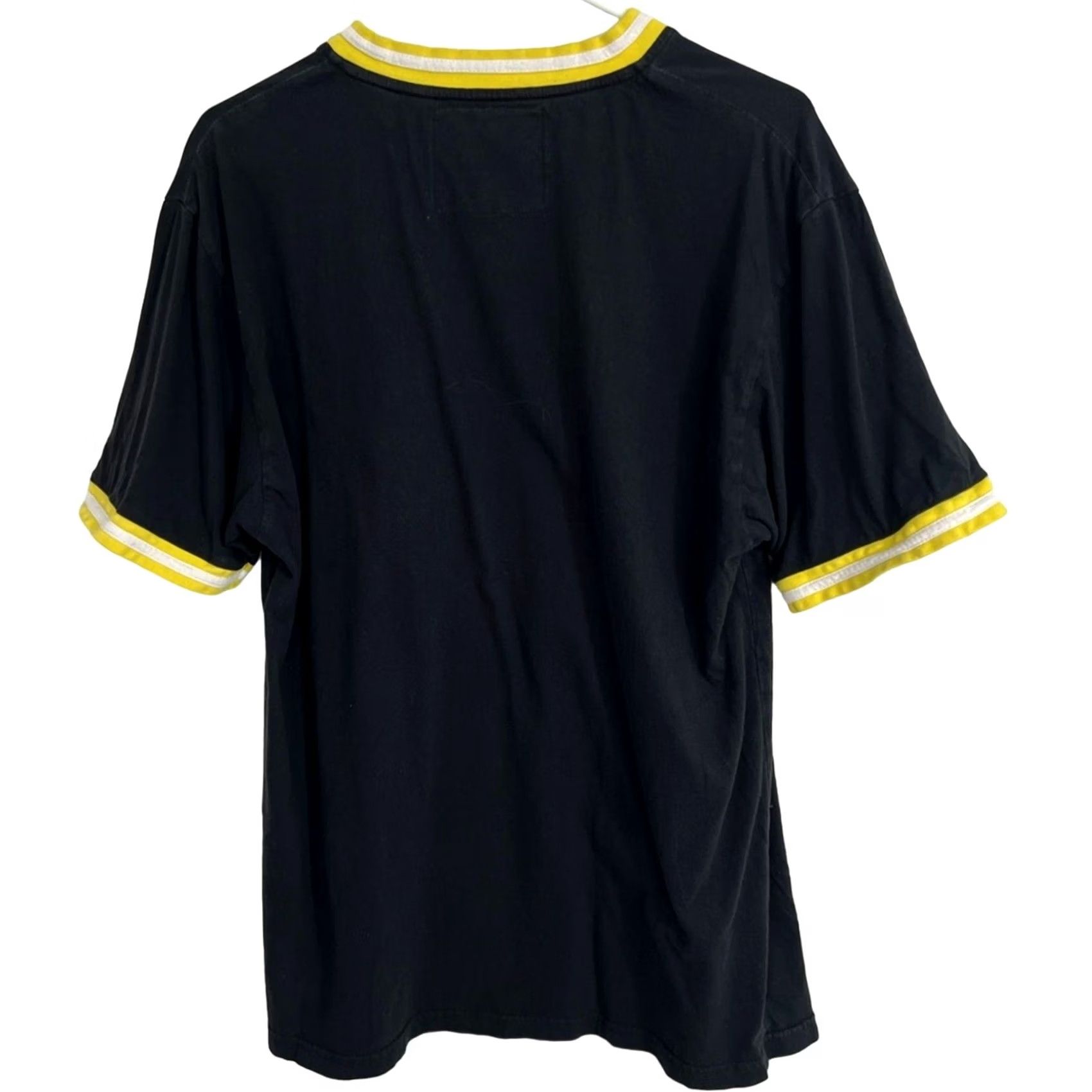 Vintage Wright & Ditson Pittsburgh Pirates Mens Jersey Shirt Black/Yellow XL Size US XL / EU 56 / 4 - 2 Thumbnail
