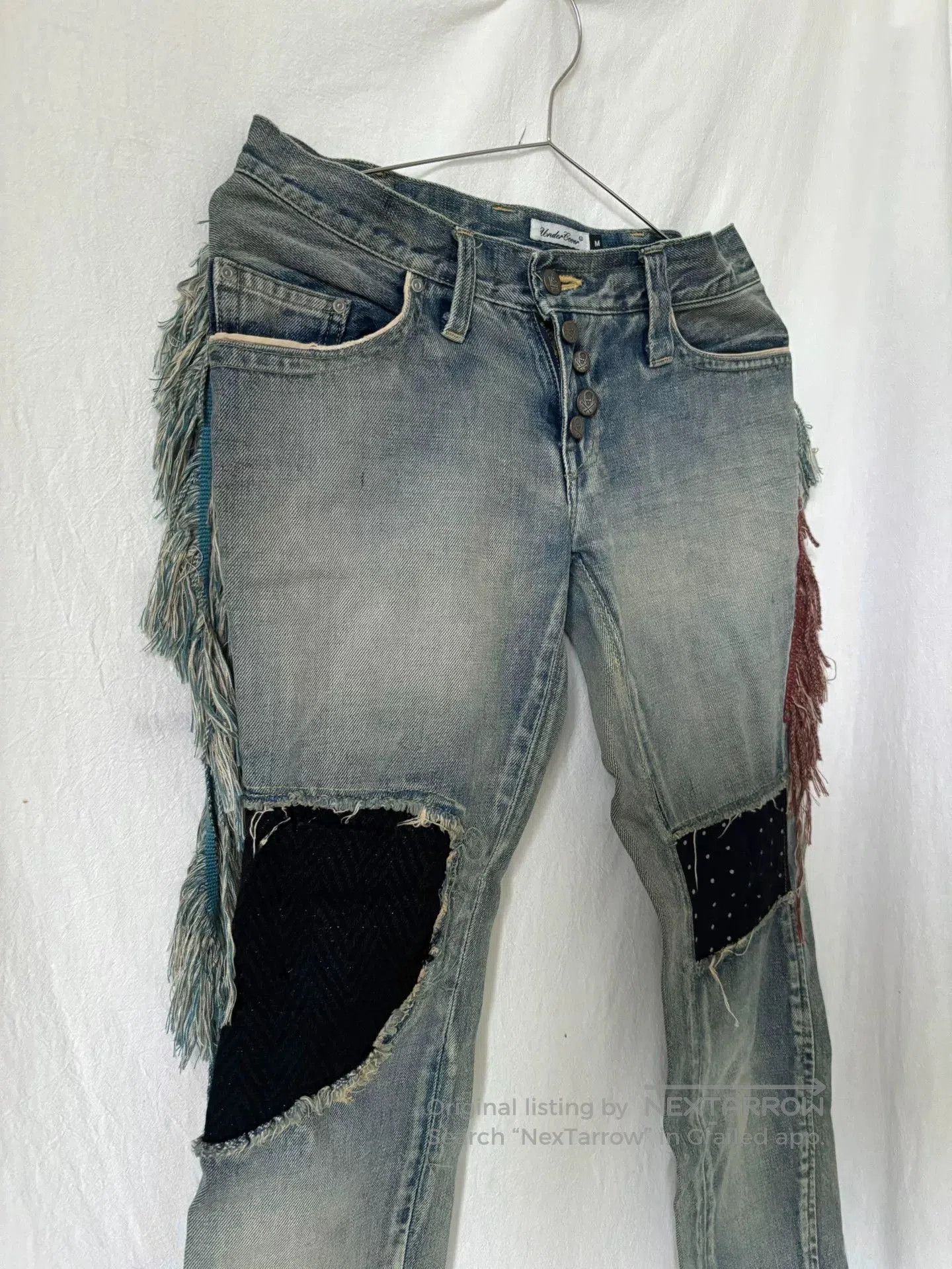 Undercover Undercover 03AW Fringe Mud Jeans. Size US 30 / EU 46 - 4 Thumbnail