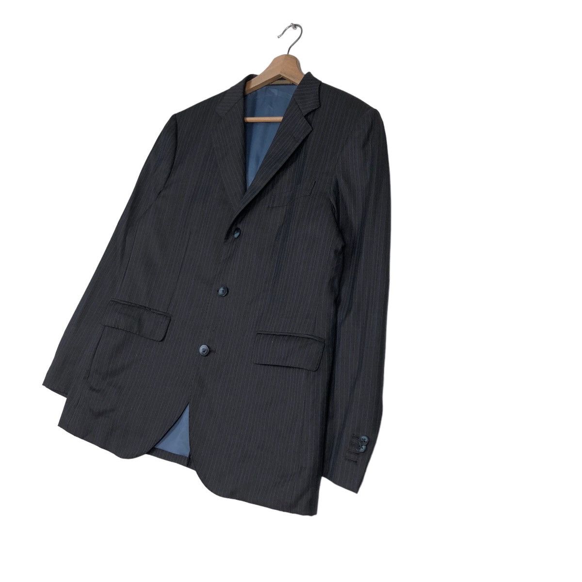 Loro Piana 🔥Vintage Coats Striped Pin Loro Piana Four Seasons Wool Size US S / EU 44-46 / 1 - 2 Thumbnail