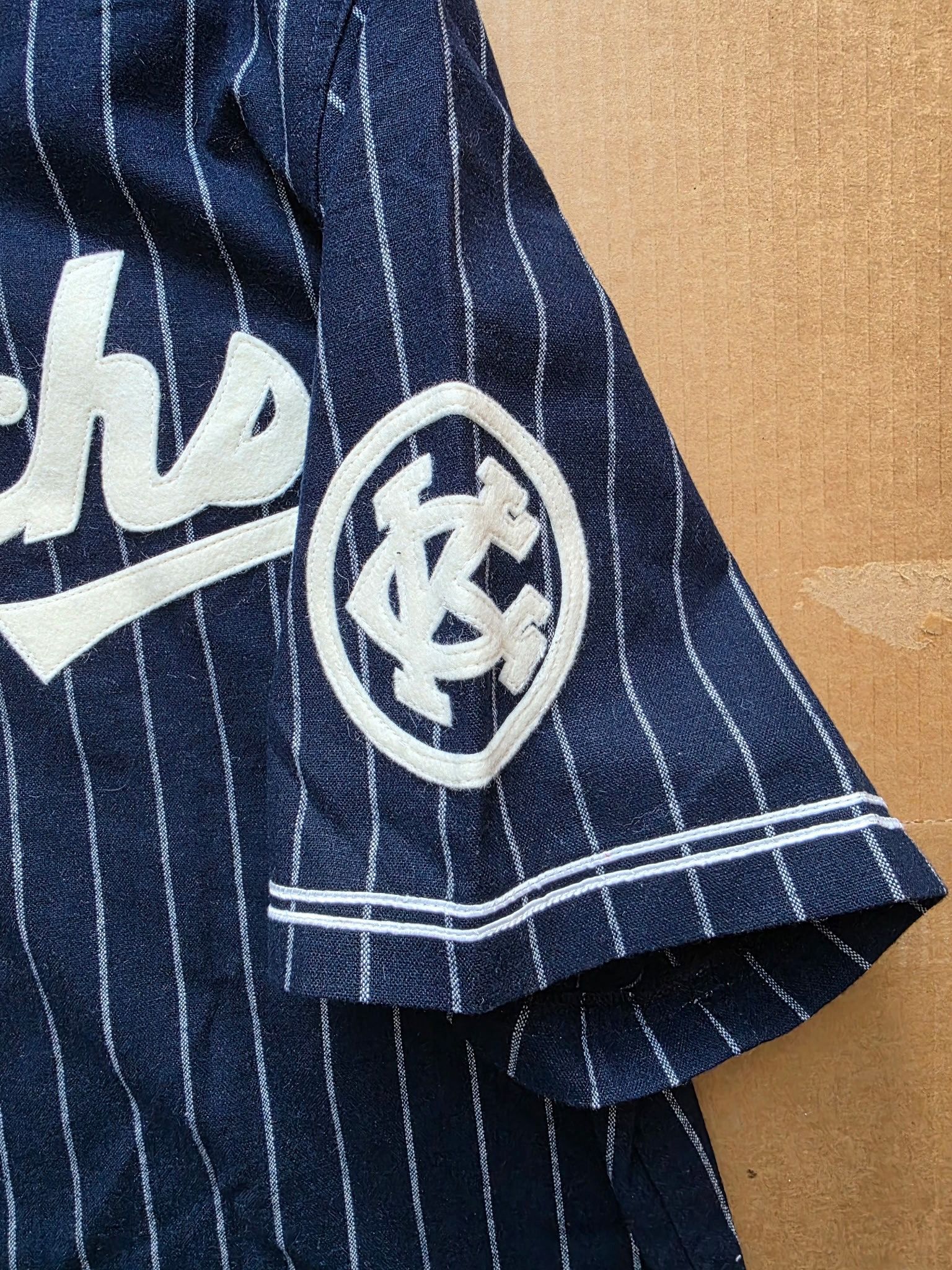Ebbets Field Flannels Kansas City Monarchs 1924 Authentic Wool Road Jersey - New Size US XXL / EU 58 / 5 - 3 Thumbnail