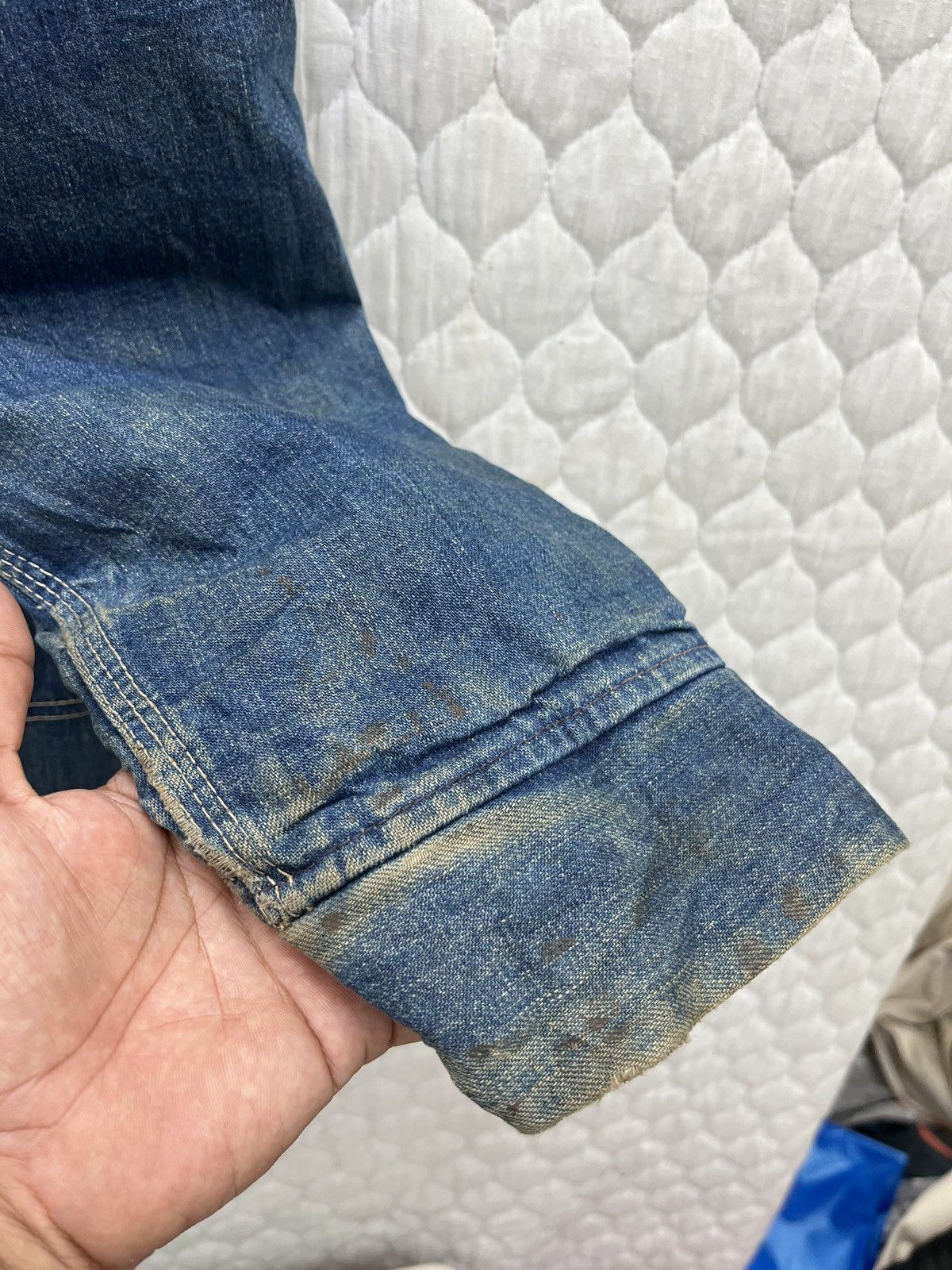 Sears 🔥STEALS🔥 VTG SEARS BLANKET LINED DENIM CHORE JACKET Size US S / EU 44-46 / 1 - 15 Thumbnail