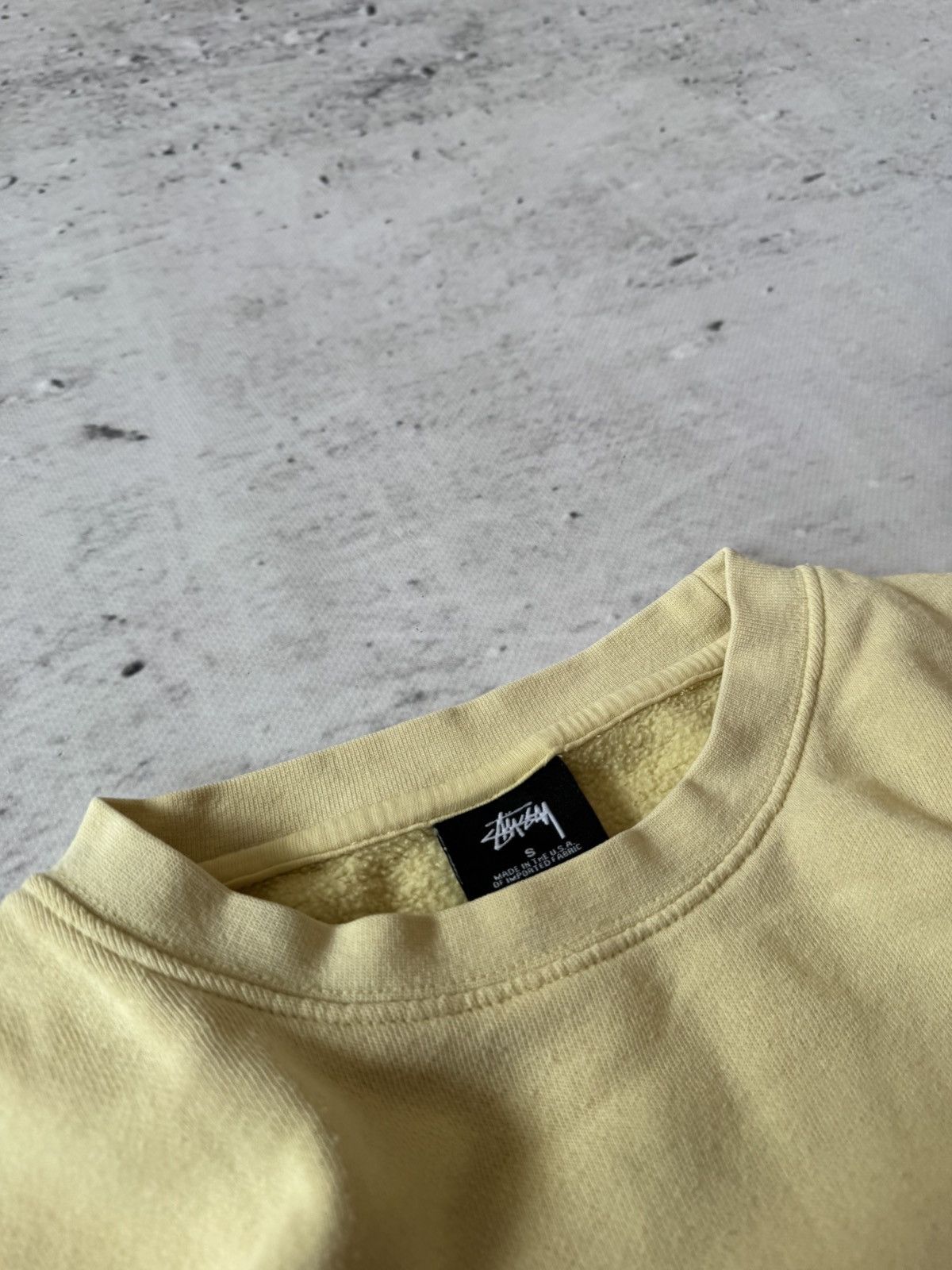 Stussy × Vintage STUSSY CENTER HAFT LOGO OVERSIZE BAGGY FIT SWEATSHIRT Size US S / EU 44-46 / 1 - 5 Thumbnail