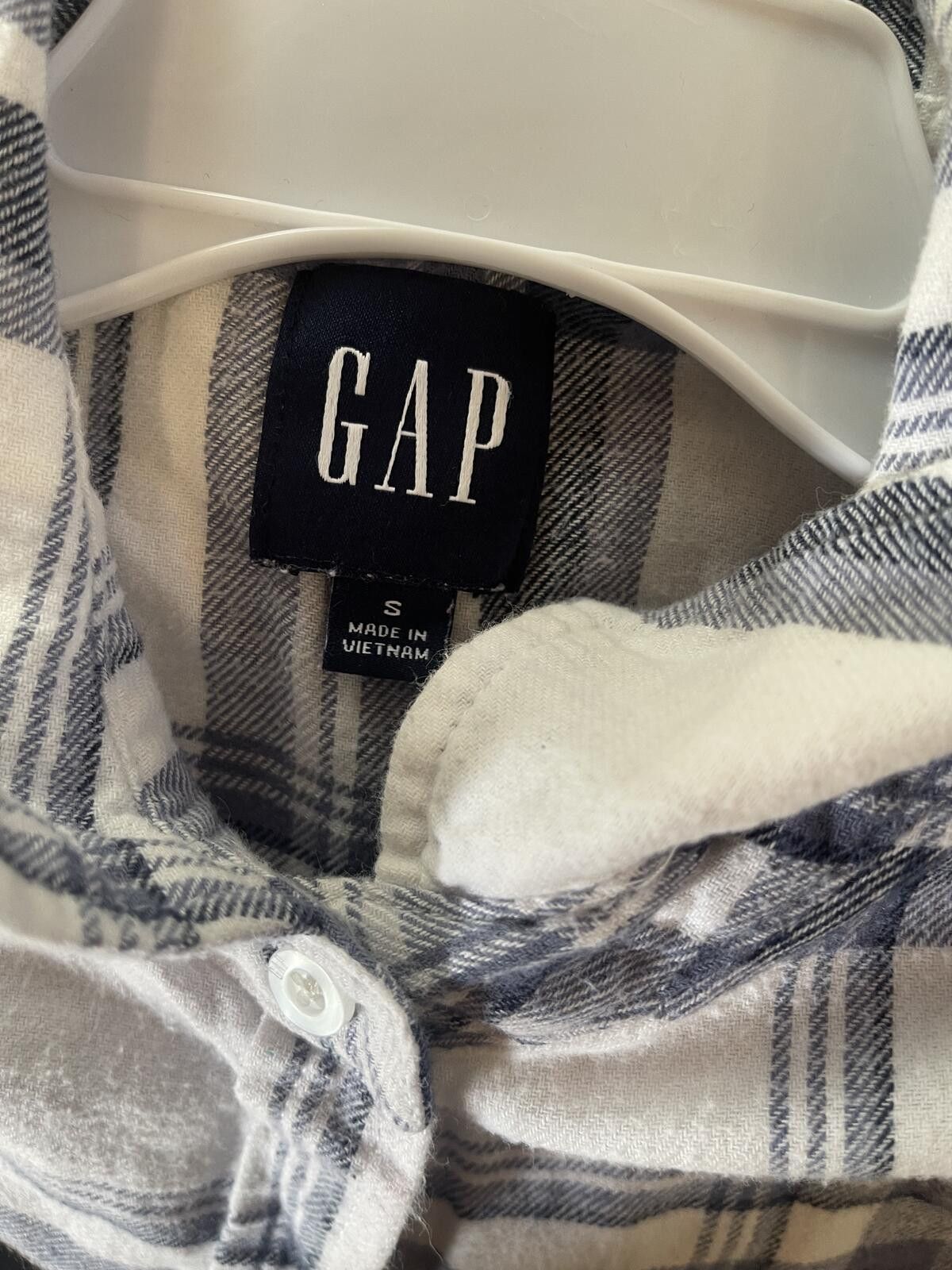 Gap GAP Women's Small Plaid Button-Up Shirt Size S / US 4 / IT 40 - 3 Thumbnail