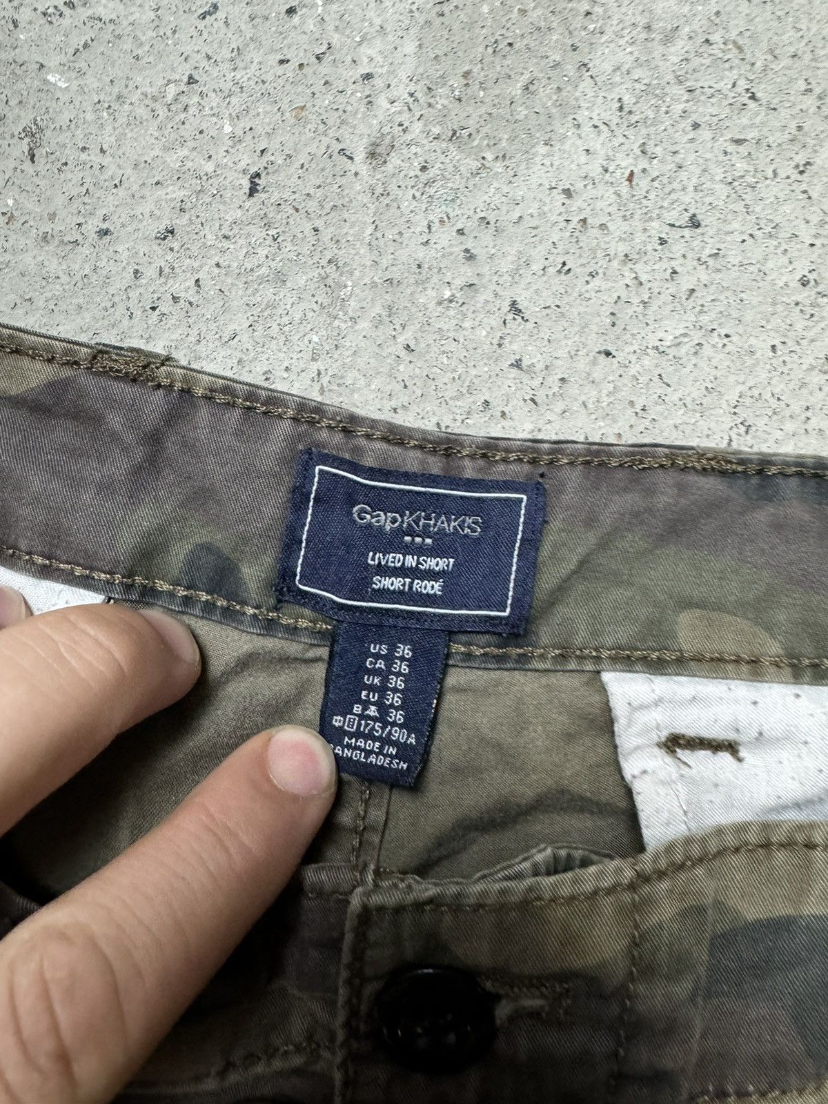 Gap × Vintage Vintage Y2K Gap Khakis Carti Yeezy Style Military Baggy Sho Size US 36 / EU 52 - 4 Thumbnail