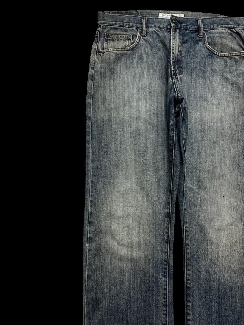 Japanese Brand THRASHED Japanese Straight Leg Rusty Mudwash Distressed Size US 32 / EU 48 - 4 Thumbnail