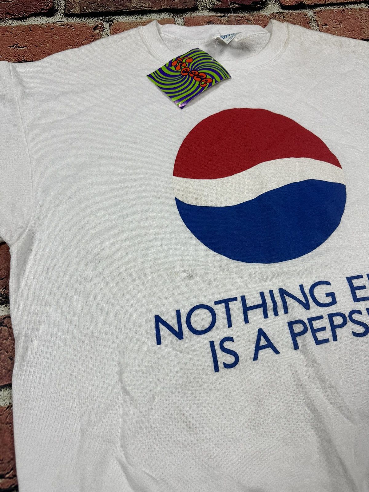 Pepsi Vintage Pepsi Sweatshirt Nothing Else Is A PEPSI Logo 90s Size US XL / EU 56 / 4 - 9 Thumbnail
