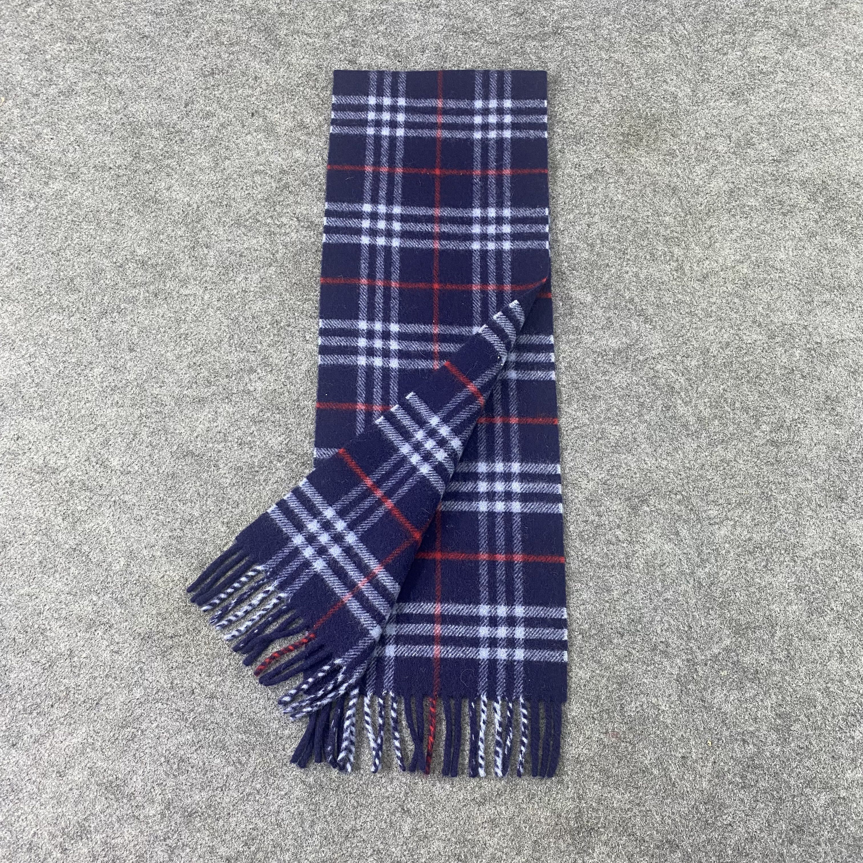 Burberry Burberry Wool Muffler / Scarf / Neckwear - T1362 Size ONE SIZE - 3 Thumbnail