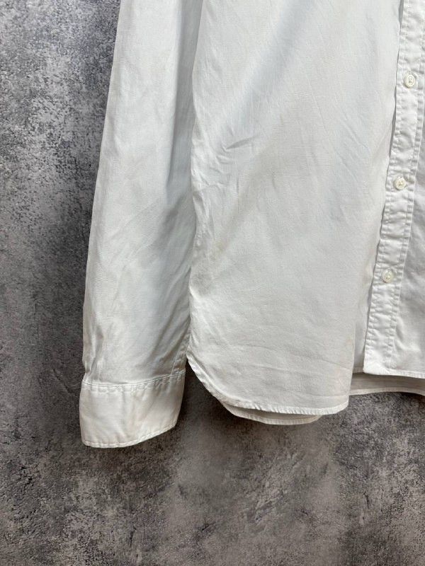 Allsaints ALLSAINTS Hawthorne LS Shirt Poplin Cotton White Button Up Size US L / EU 52-54 / 3 - 6 Thumbnail