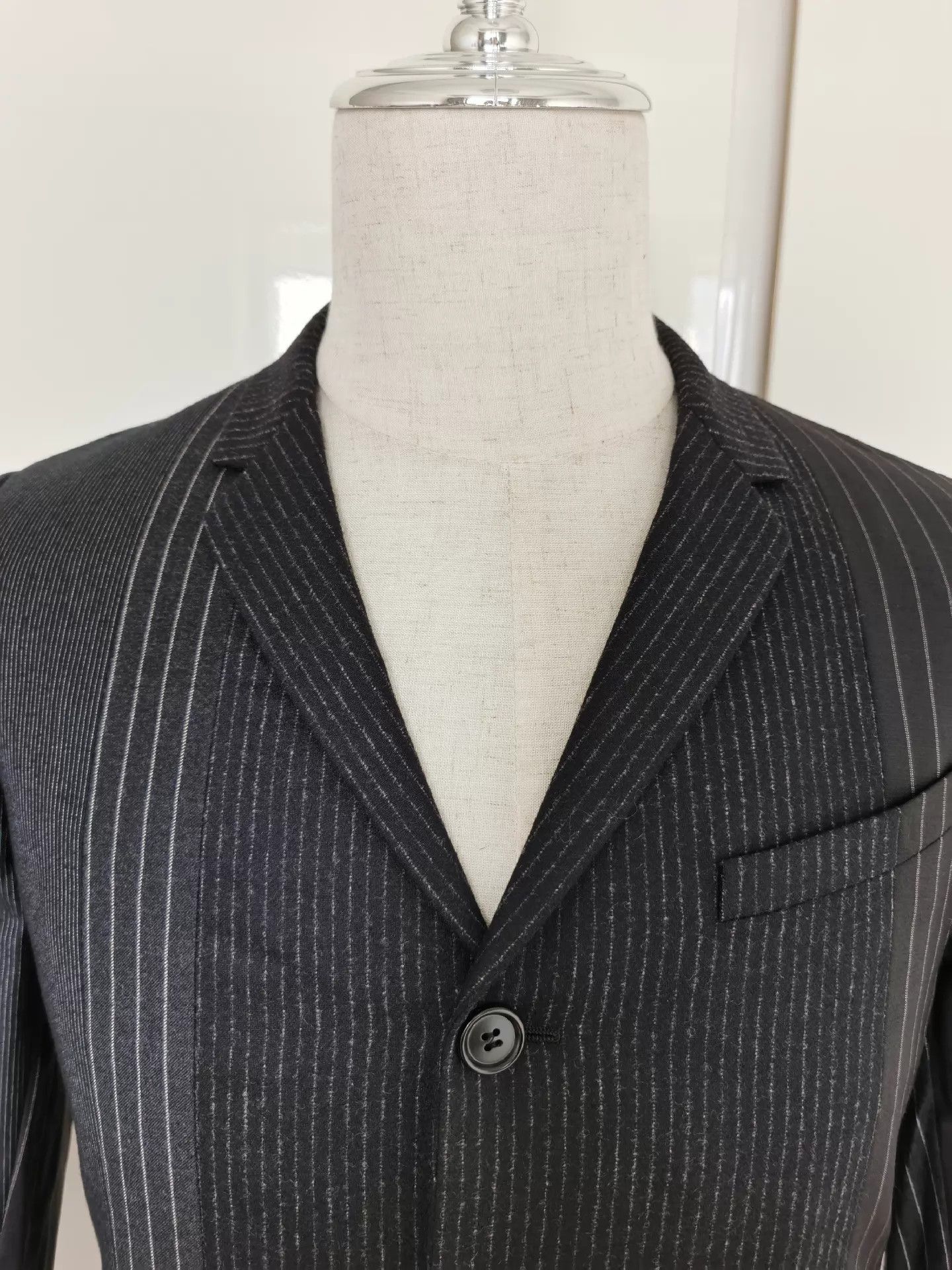 Dior DIOR HOMME Color - Blocked Wool Blazer 48 Worn 2x Size 48R - 4 Thumbnail