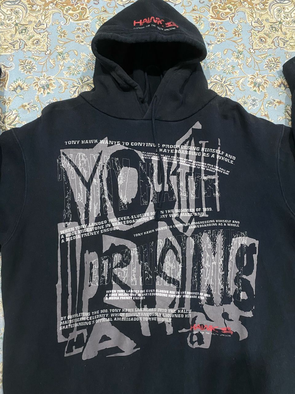 Tony Hawk × Vintage Vintage Tony Hawk Skate Boarding Hoodies Sweatshirt Size US M / EU 48-50 / 2 - 3 Thumbnail